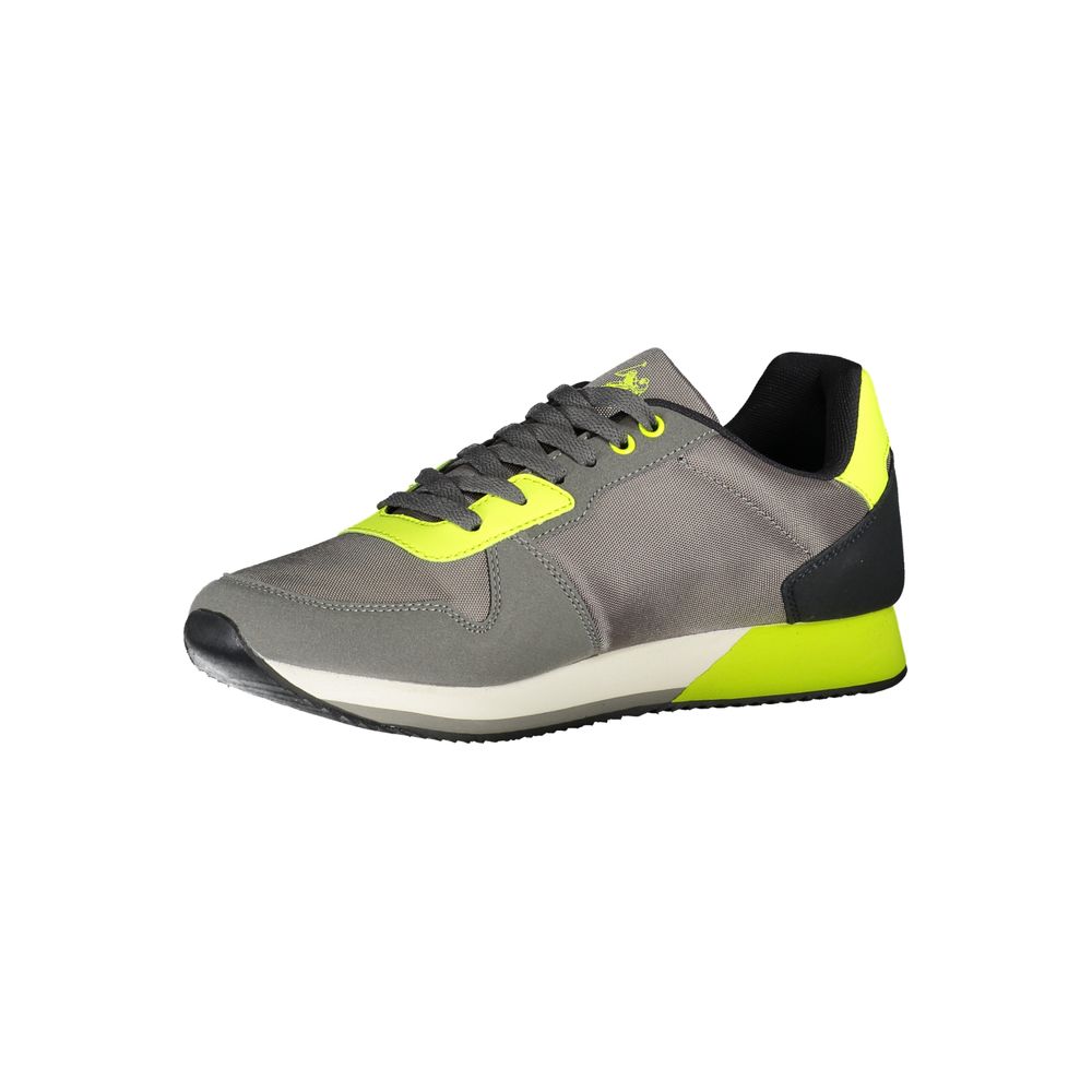Brown Polyester Men Sneaker