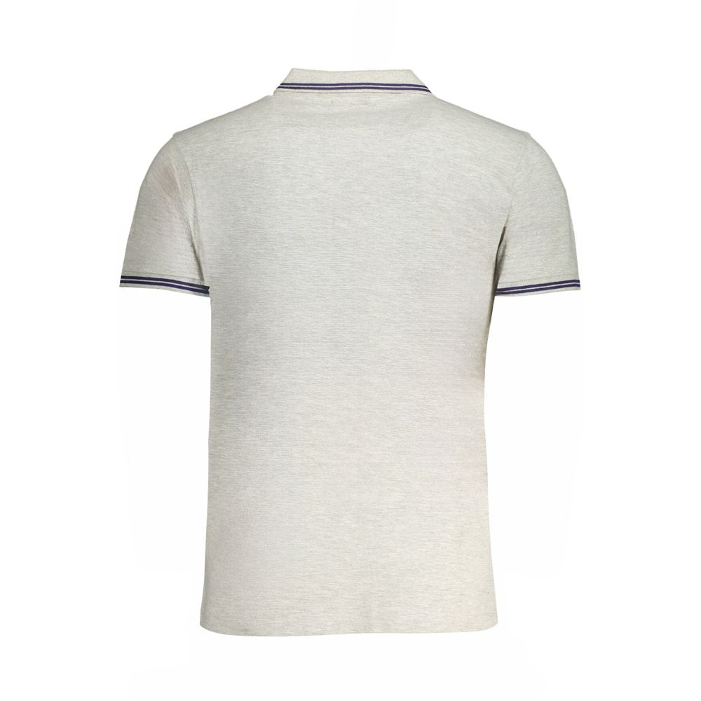 Brown Cotton Men Polo Shirt