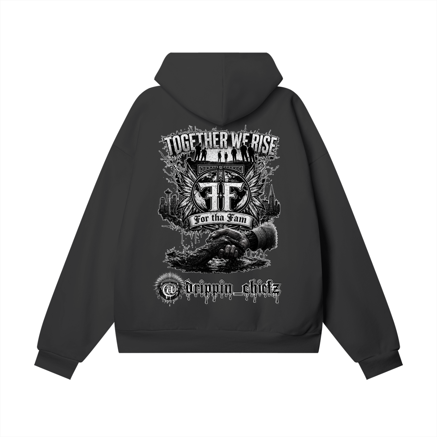 4TF by.Drippin CHIEFZ Presentz A 4The Fam Exclusive “Foundation First” Hoodie