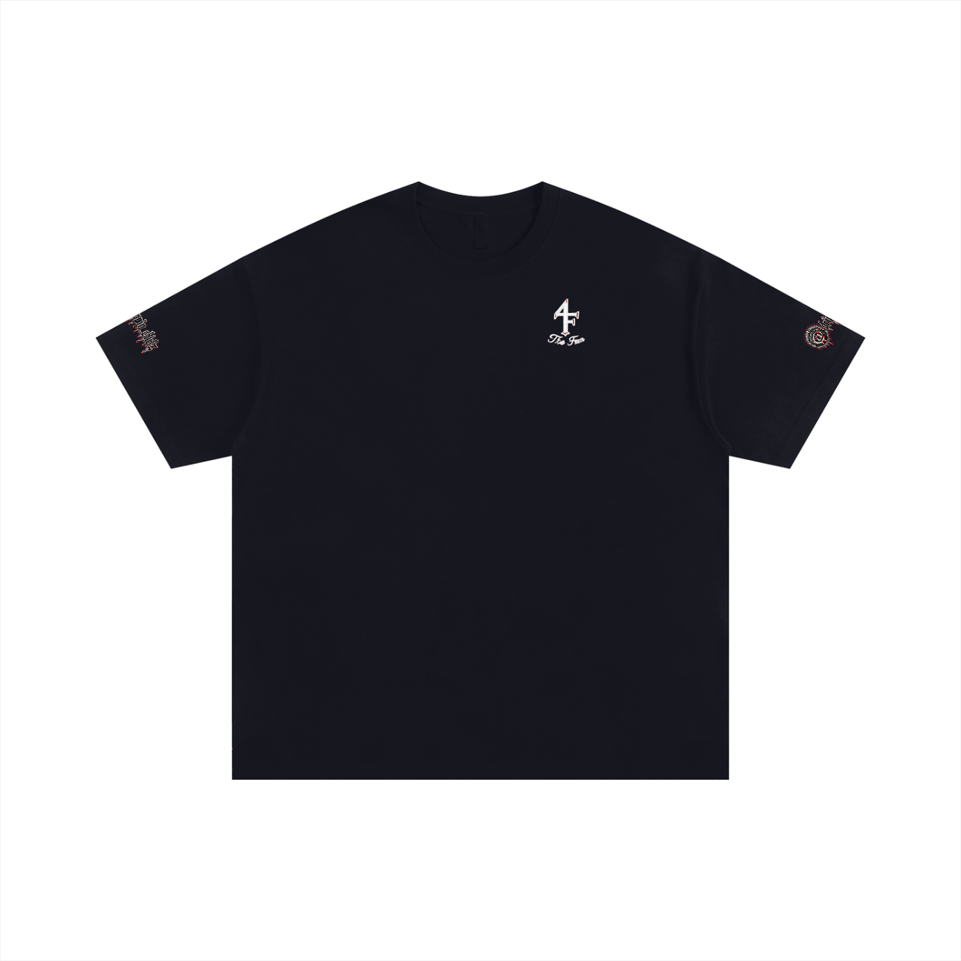 4The Fam “Blackout Edition Black Tee “ *EXCLUSIVE* (1 of a 3 Piece 4TF by. Drippin CHIEFZ Collection )