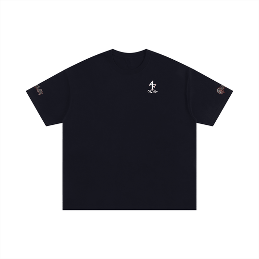 4The Fam “Blackout Edition Black Tee “ *EXCLUSIVE* (1 of a 3 Piece 4TF by. Drippin CHIEFZ Collection )