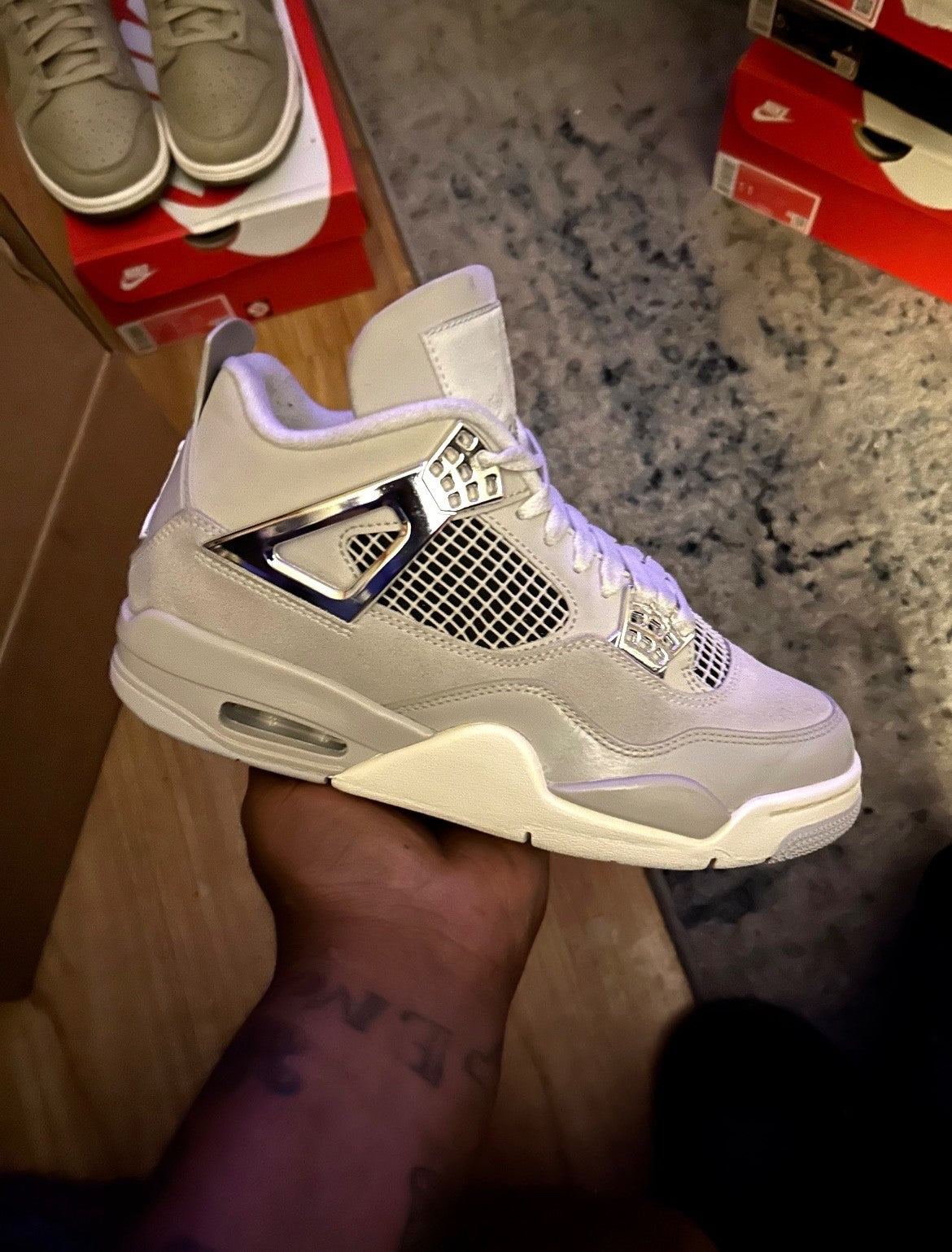 Jordan 4 'Frozen Moments' Size 8.5W/7.5M [Pre Owned *Excellent Condition*3