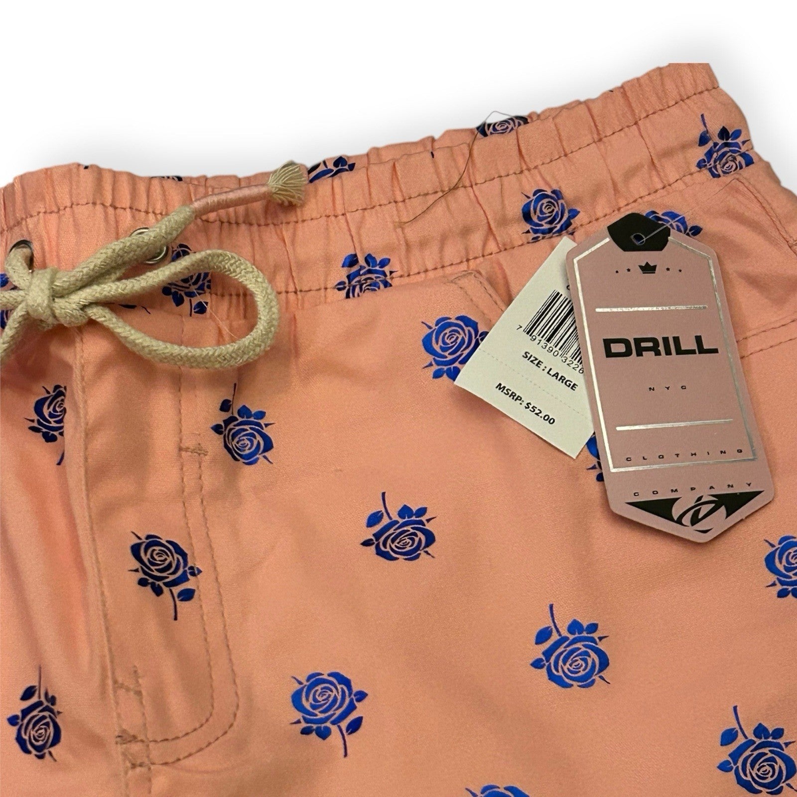  Drill Clothing Co.  Pink Floral Shorts Men’s Size ( Large ) Unisex NWT1