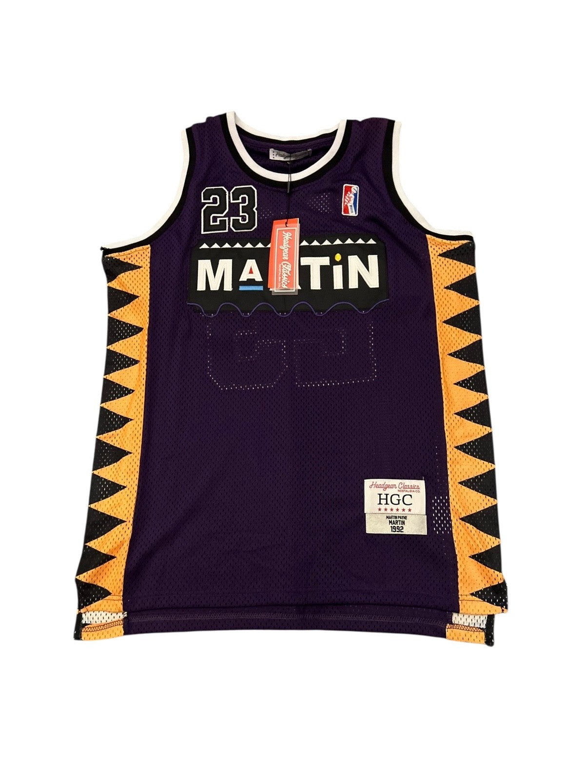  Headgear Classics  Martin 1992 TV Show Basketball Jersey Men’s Size [ M ]0