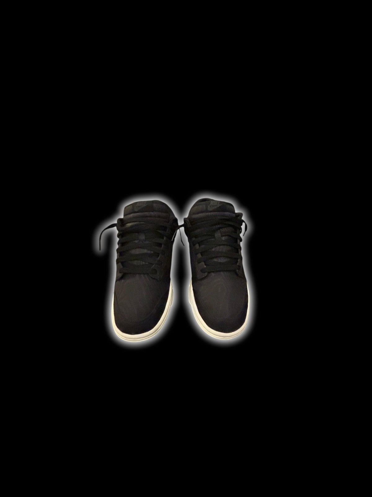 ( VNDS Dunk Low ) Black Canvas Men's Size [ 9 ]4