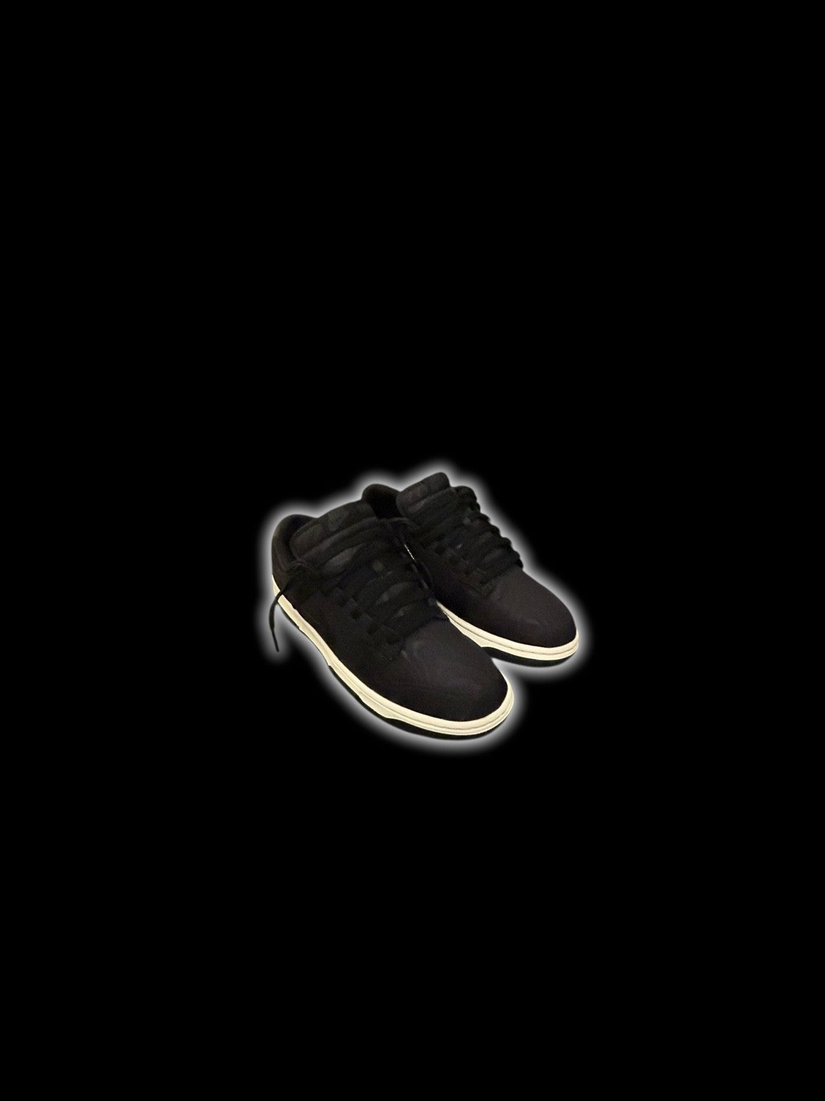 ( VNDS Dunk Low ) Black Canvas Men's Size [ 9 ]5