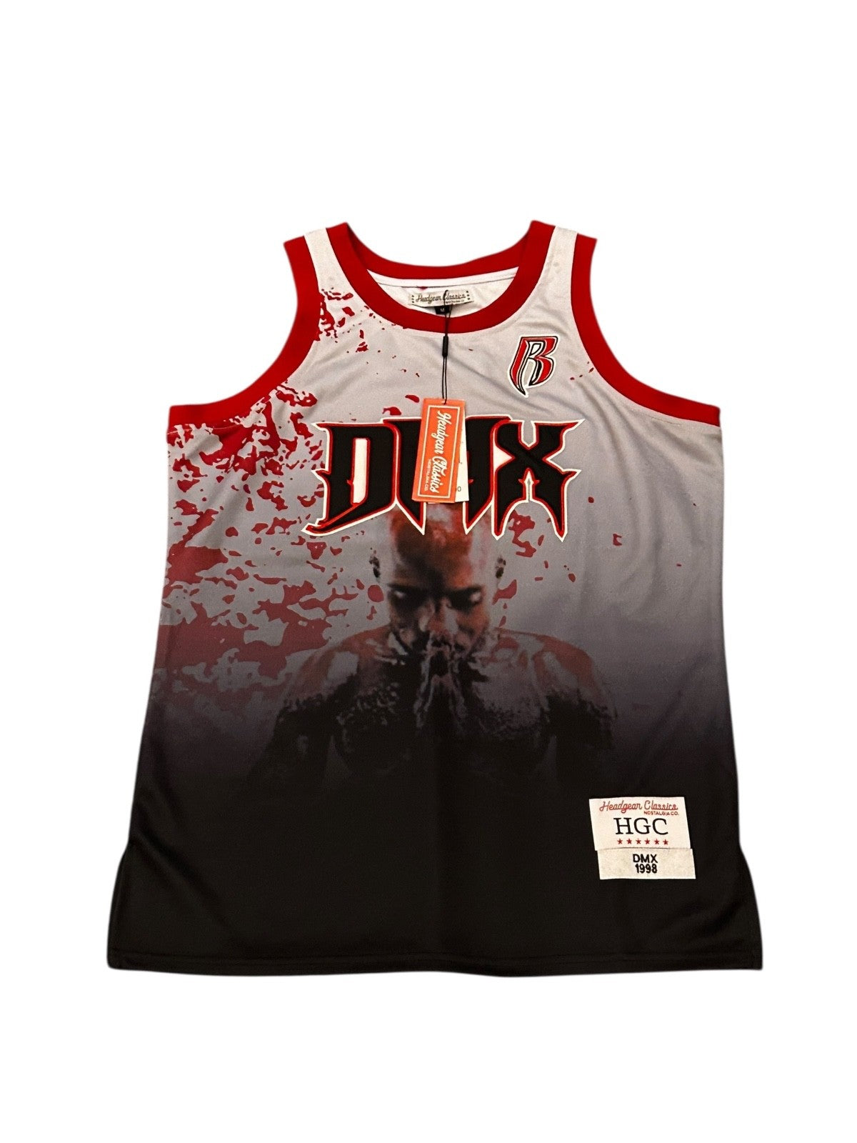  Headgear Classics  DMX  Ruff Ryderz Wht/Red Jersey Men'z Size [ M ]0