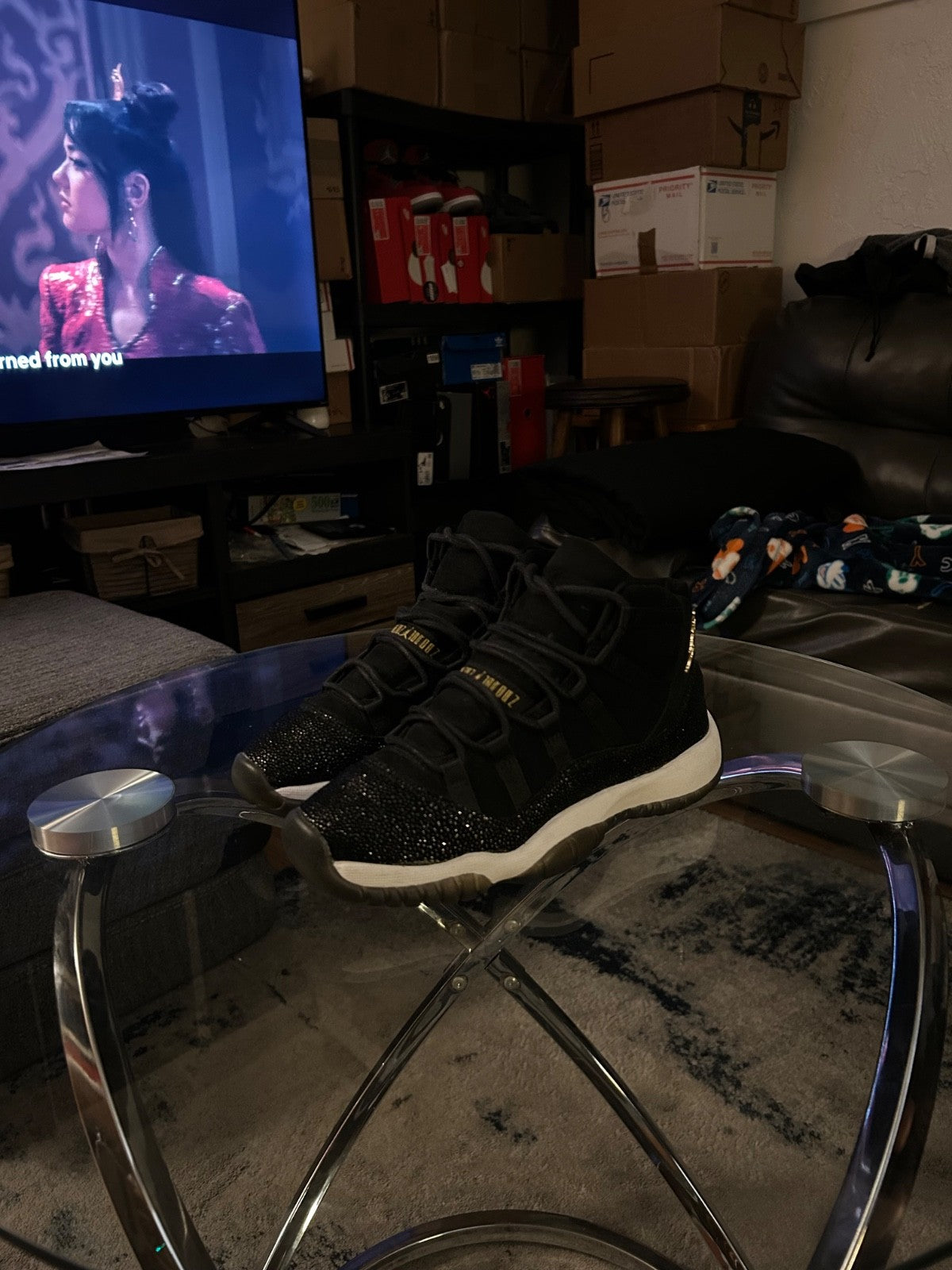 Jordan 11 Retro Low Heiress Black Stingray [ Size 5Y/6.5 ] Lets Make A Deal HMU!1