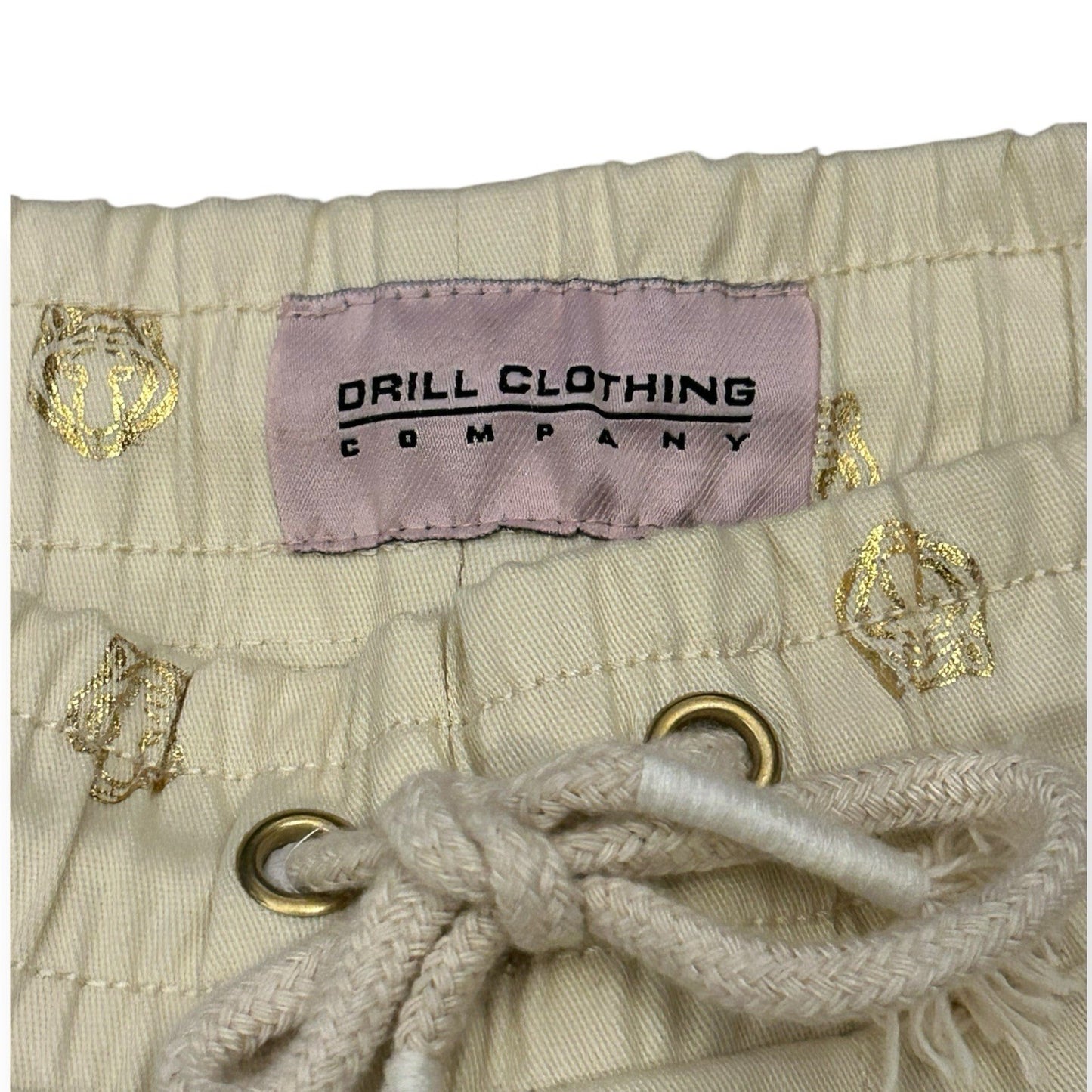  Drill Clothing Co.  Cream & Gold Shorts Men’s Size [ XL ]2