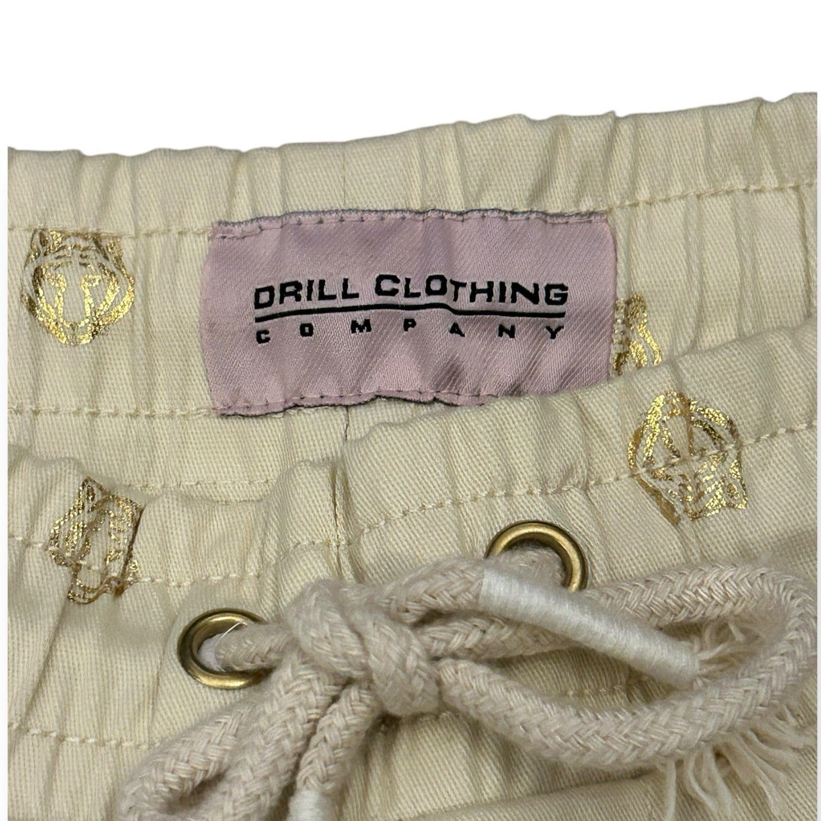  Drill Clothing Co.  Cream & Gold Shorts Men’s Size [ XL ]2