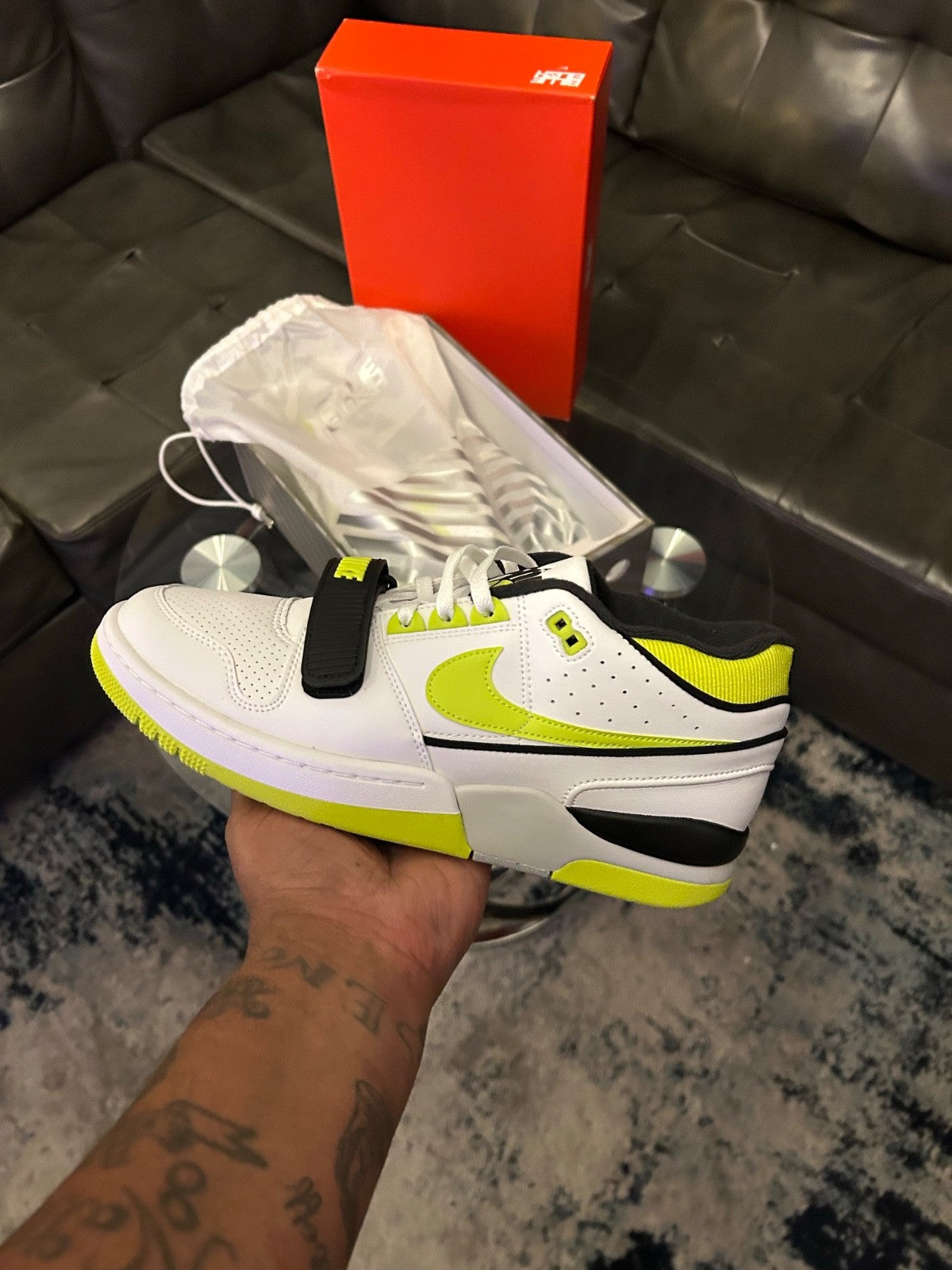 Billie Eilish x Nike Alpha Force 88 'Billie Eilish Venom Green White' [Sz.11M]2