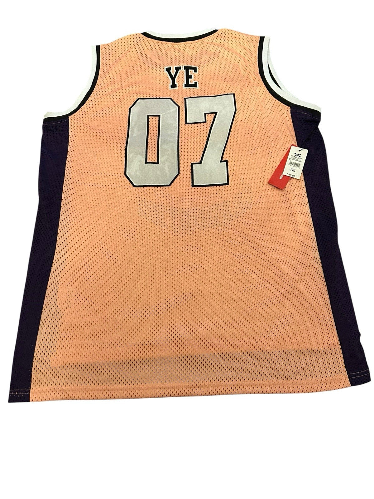  Kanye West  Graduation Bear  ’07 Champion HGC Basketball Jersey (Size-4XL)3
