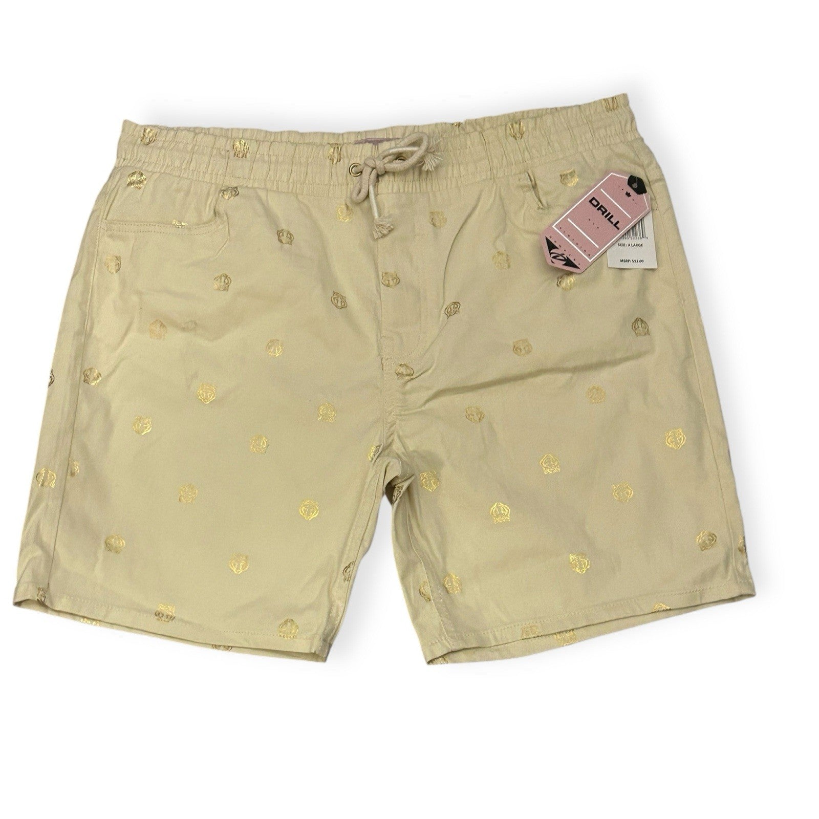  Drill Clothing Co.  Cream & Gold Shorts Men’s Size [ XL ]0
