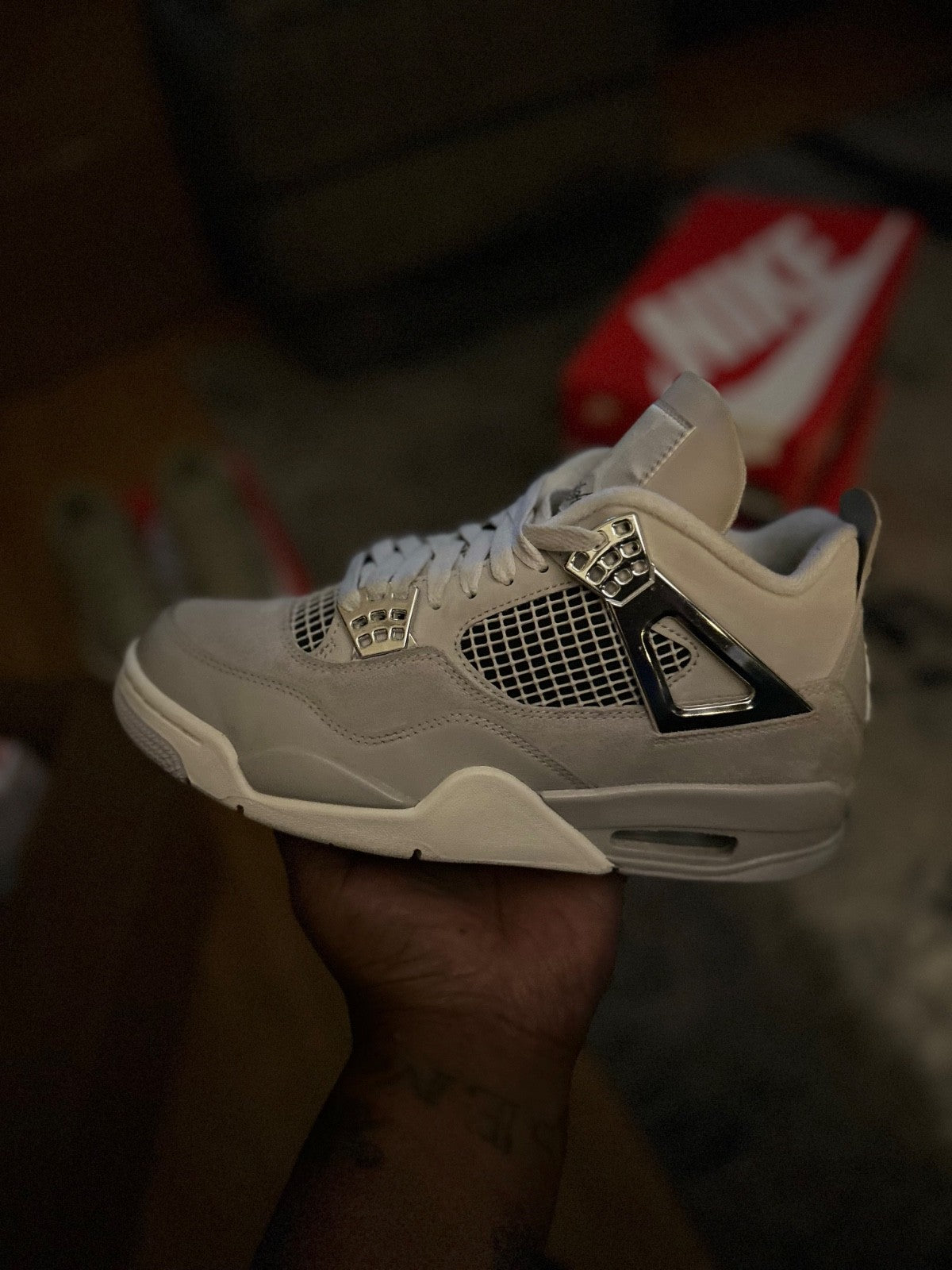 Jordan 4 'Frozen Moments' Size 8.5W/7.5M [Pre Owned *Excellent Condition*10