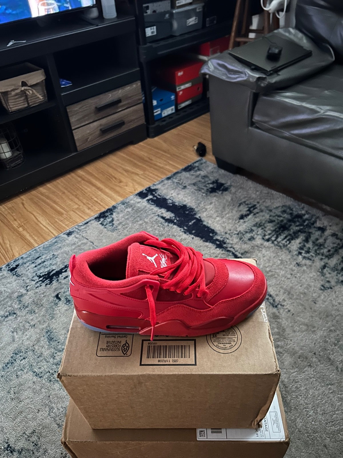 Air Jordan 4 Retro RM Low "Varsity Red" Size [ 10M ]1