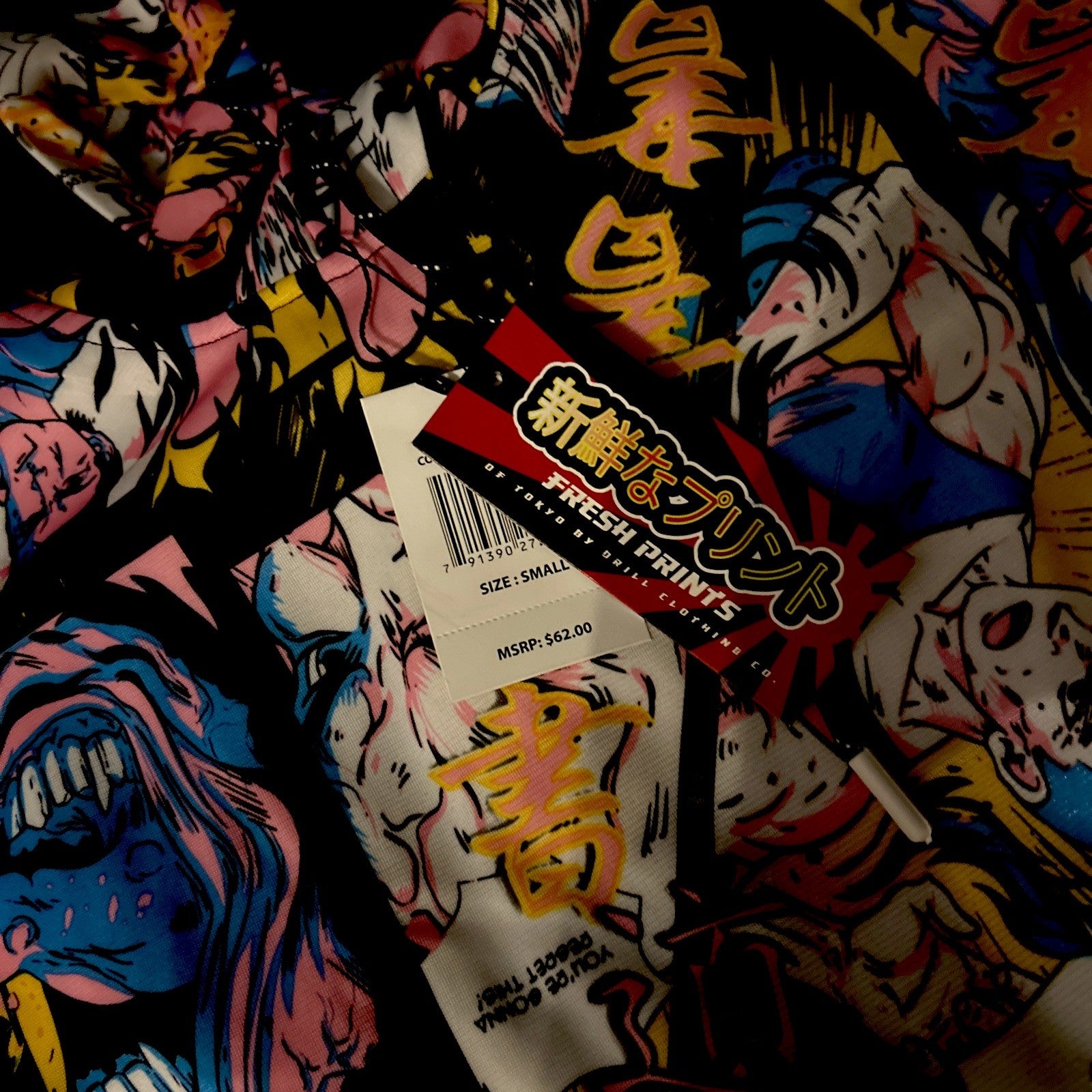 Hoodie by Drill Clothing w/Comic Book Panels Men’s Size [ M ]3