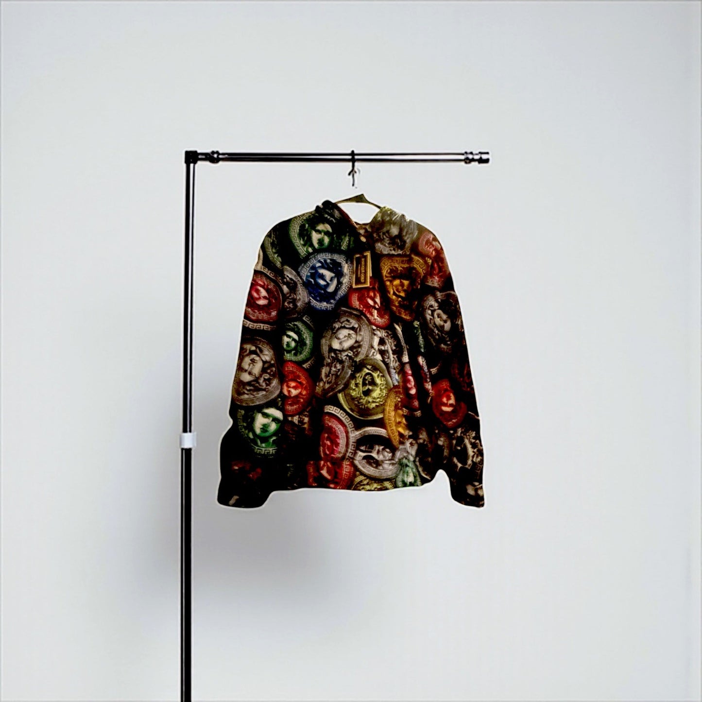  Baroque Gold  Medusa Print Hoodies Men’s Size [ Large ]0