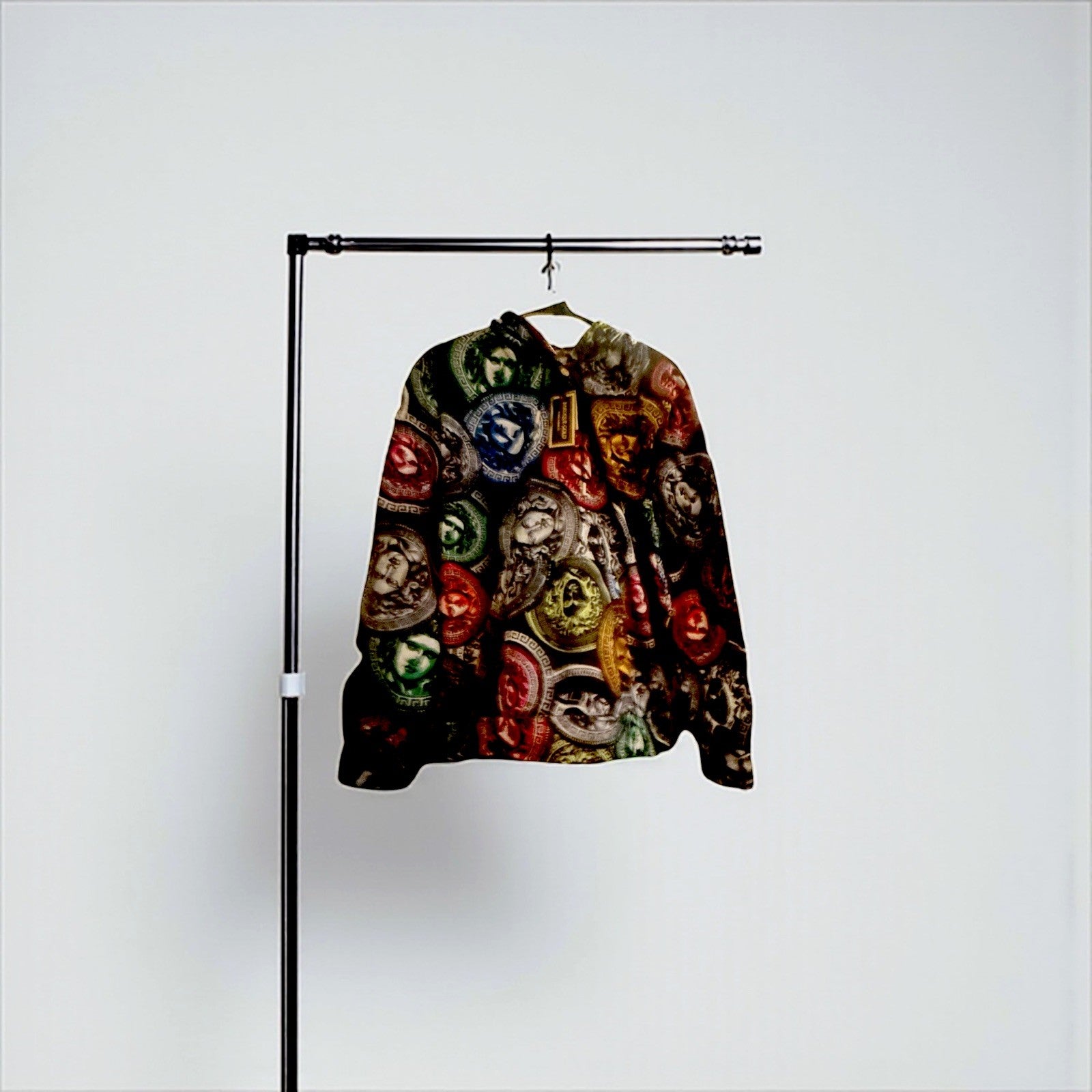  Baroque Gold  Medusa Print Hoodies Men’s Size [ Large ]0