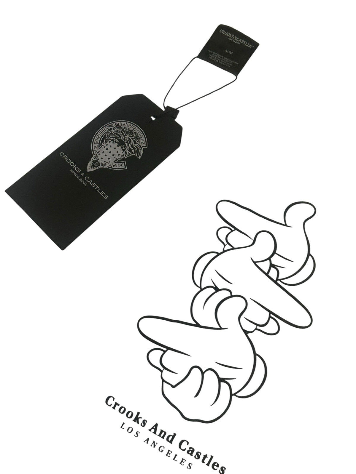  Crooks & Castles White Graphic Streetwear Tee Brand New ( Size-Medium )2