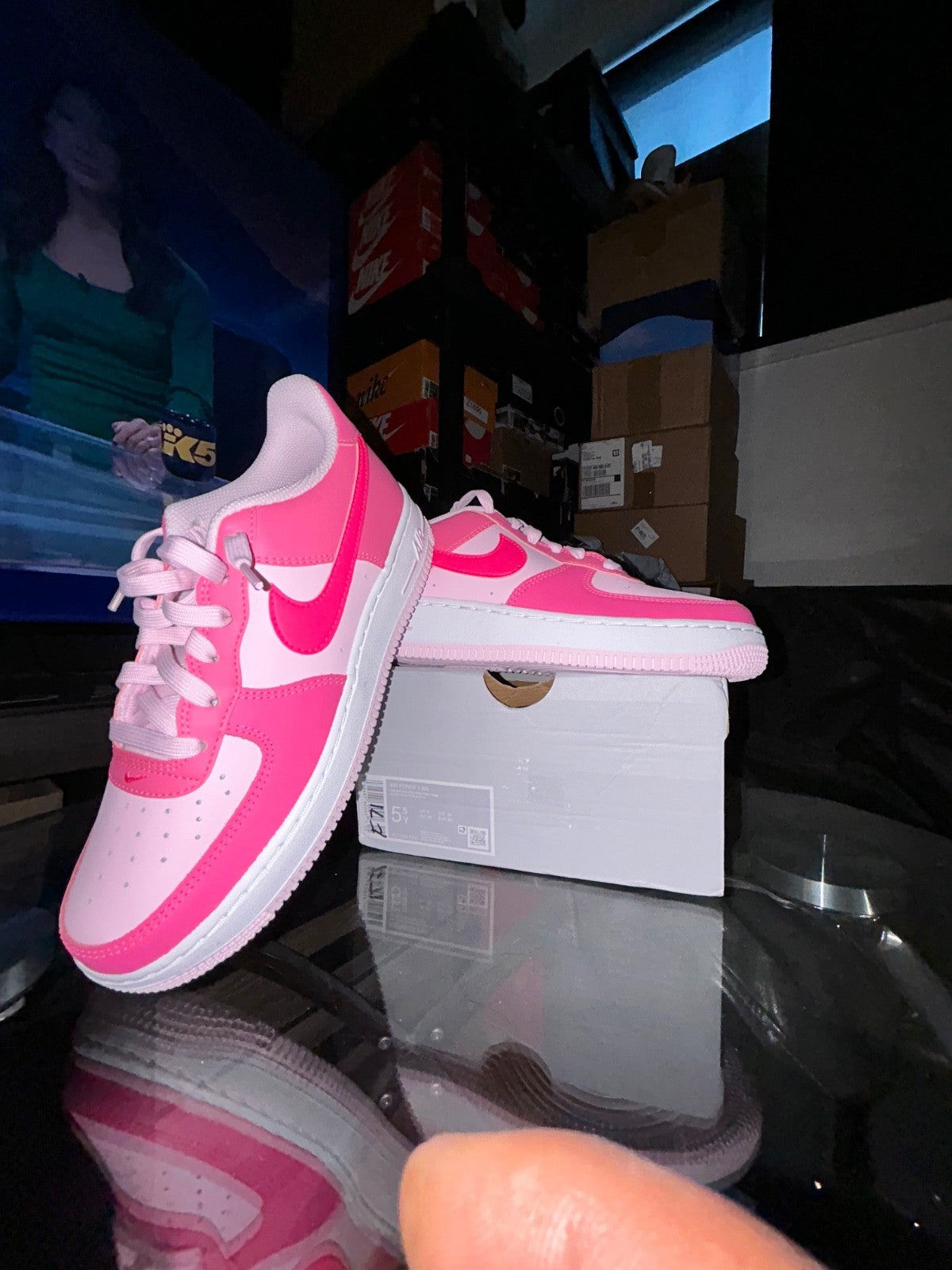 Air Force 1 Low 'Pinksicle/Pink Foam' [Size - 5.5Y/7W] *Brand New w/damaged box*4