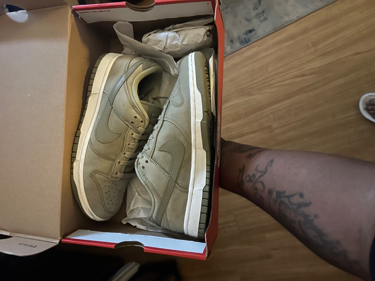 Dunk Low 'Team Olive' Sz.7.5W [Pre Owned*Excellent Condition *]2