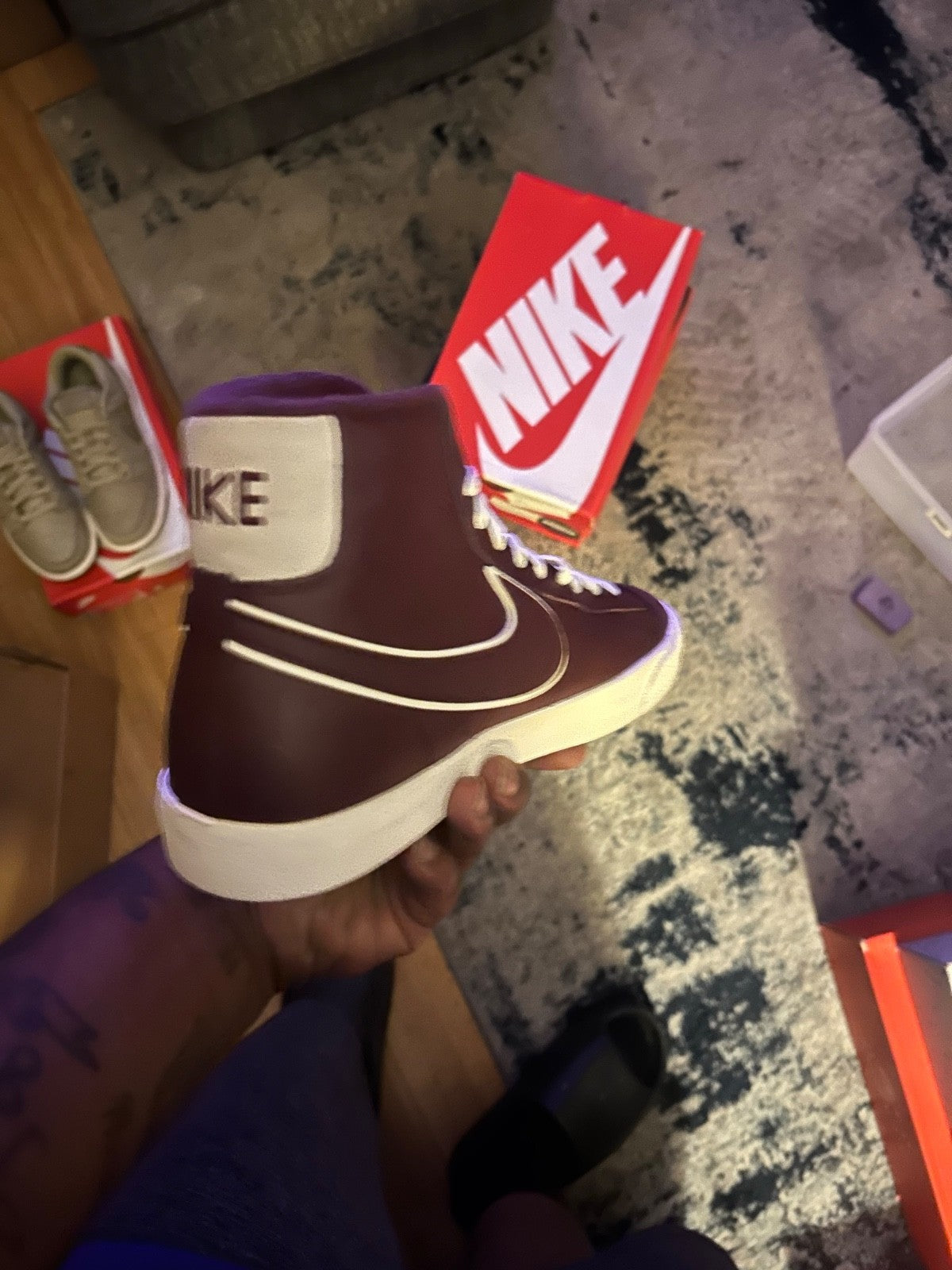 Nike Blazer Mid Premium Vintage '77 'Maroon' [Size   9M] *Excelllent Condition*4