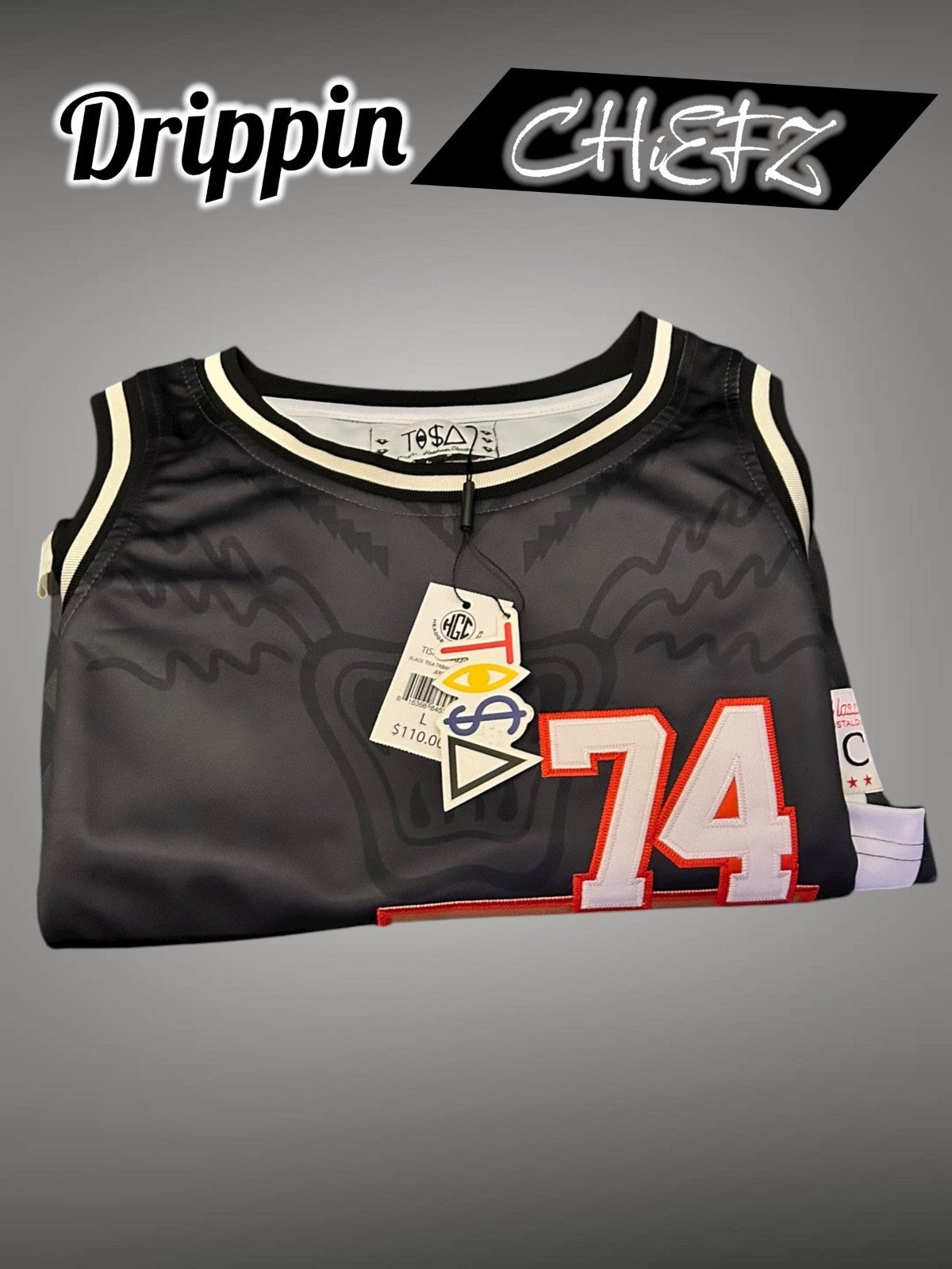 Heasdgear Classics & TISA Vizion Collab  Tribal Basketball Jersey Men's [L]2