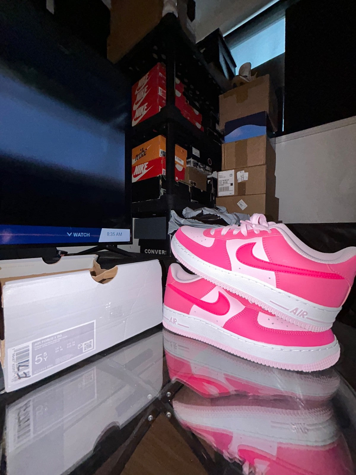 Air Force 1 Low 'Pinksicle/Pink Foam' [Size - 5.5Y/7W] *Brand New w/damaged box*1