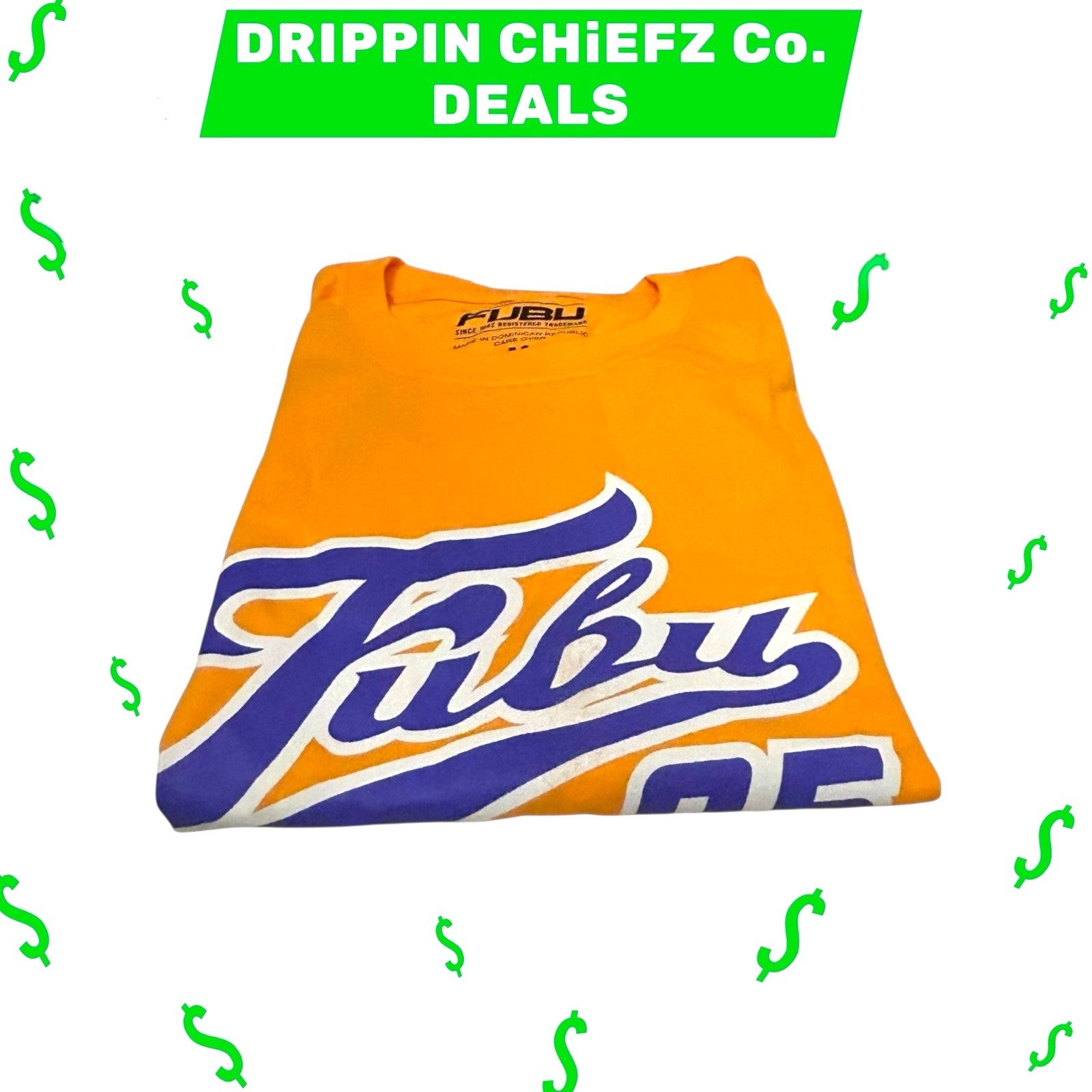  DRIPPIN CHiEFZ $10 DEALS  FUBU Logo T-Shirt Size Men’s [ Medium ] Unisex1
