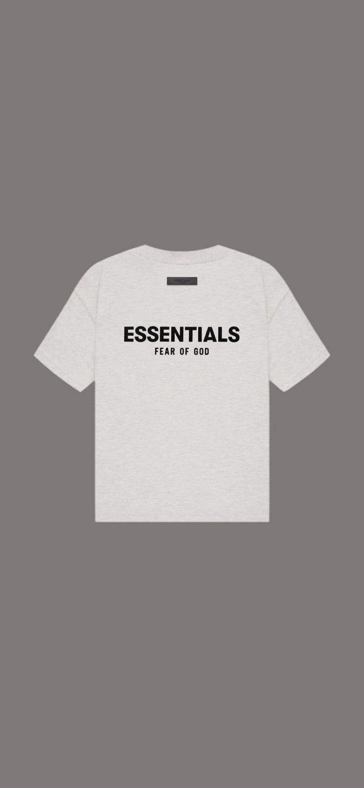  Fear Of God  Light Oatmeal Essentials Tee Men’s [ L ] Oversized Unisex1