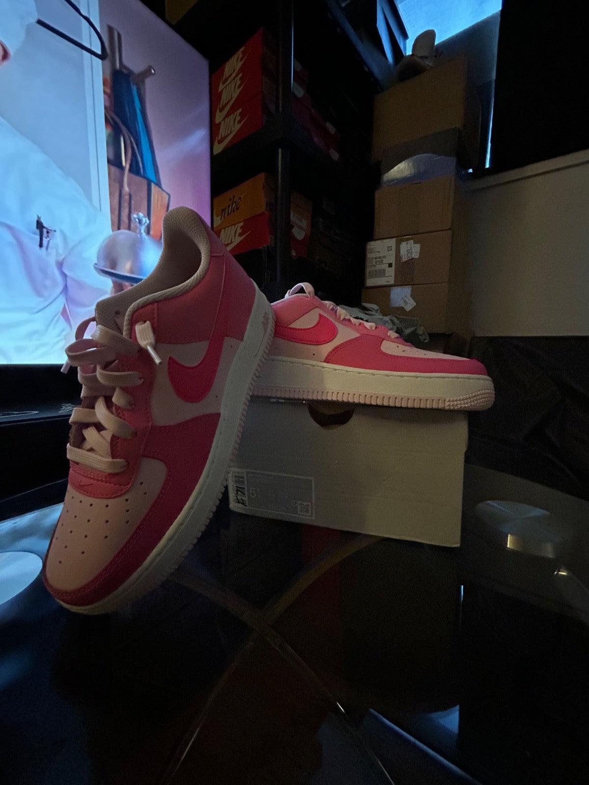 Air Force 1 Low 'Pinksicle/Pink Foam' [Size - 5.5Y/7W] *Brand New w/damaged box*3
