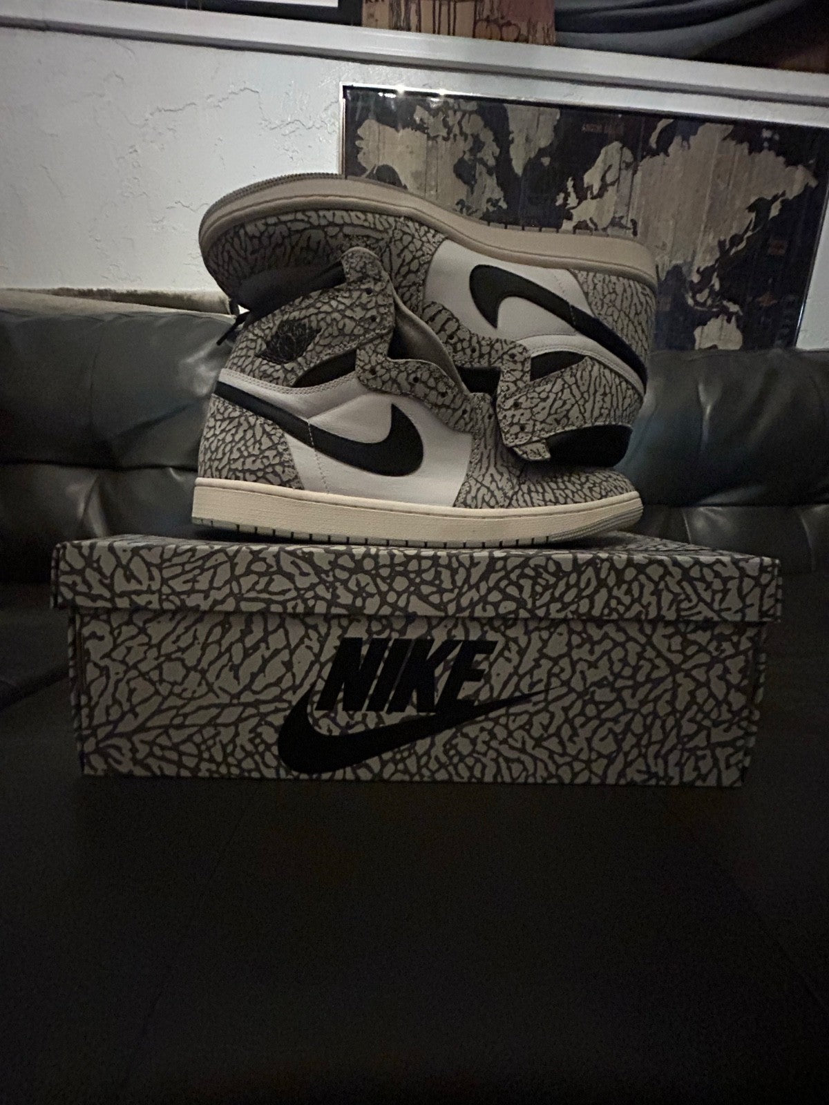 Air Jordan 1 High OG 'White Cement' [Sz.12.5M]0