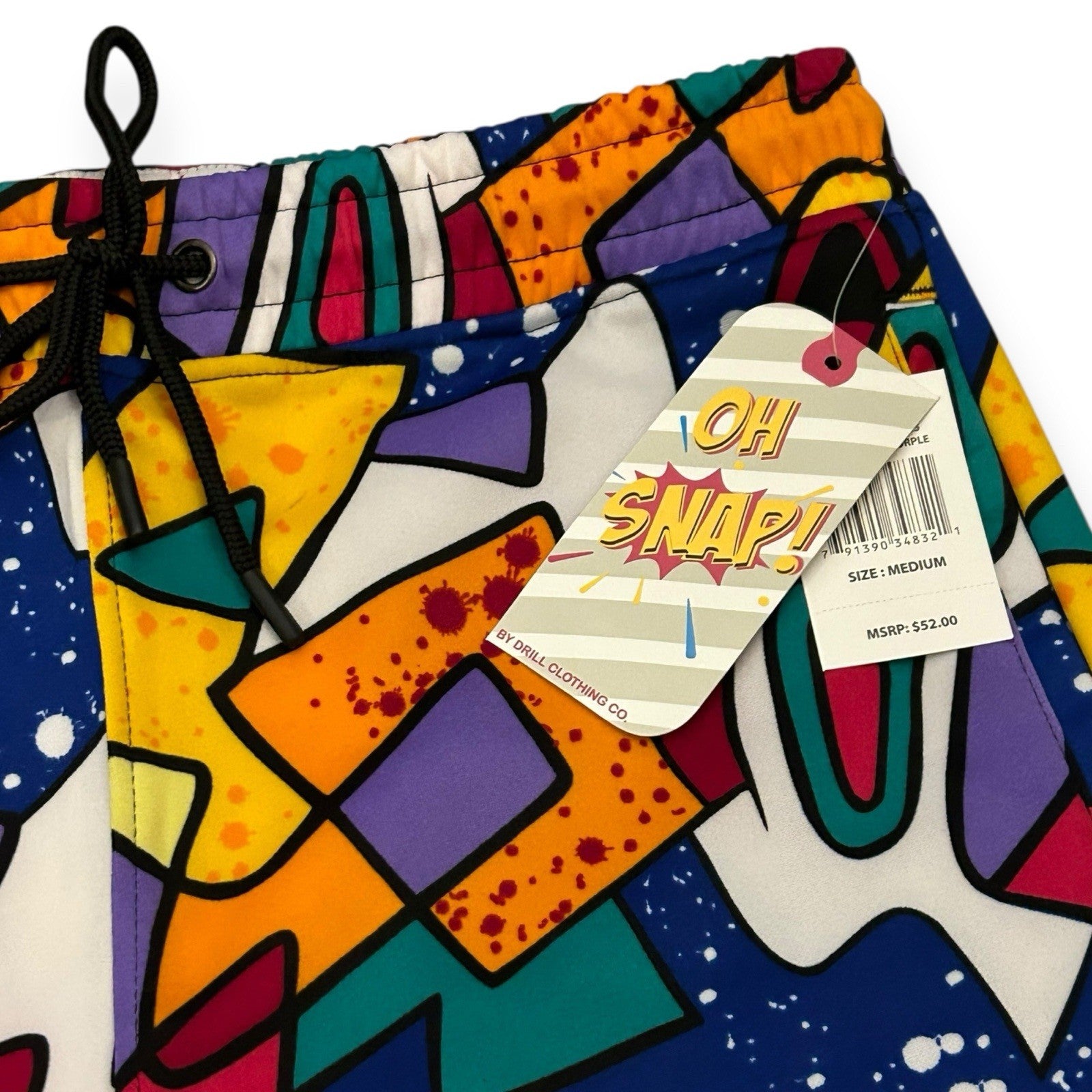  Fresh Prints of Bel-Air  Vibrant Abstract Shorts Men’s Size [ Medium 1