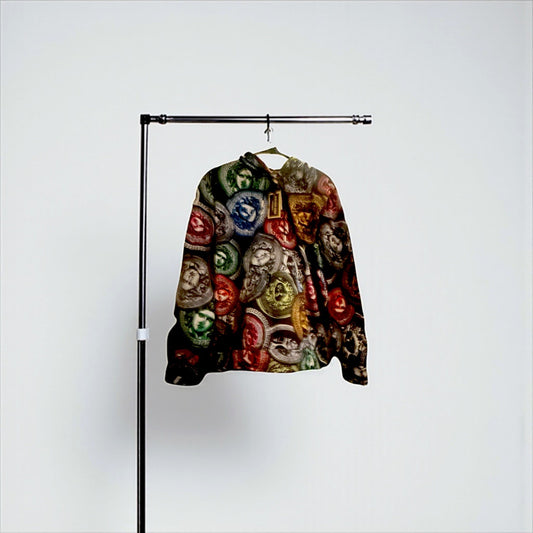  Baroque Gold  Medusa Print Hoodies Men’s Size [ Small ]0