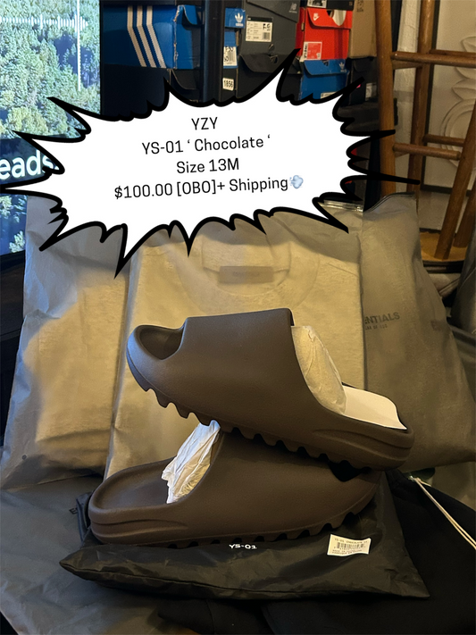 YS-01 YZY 'Chocolate' SLIDE [Size-13M] NWT0
