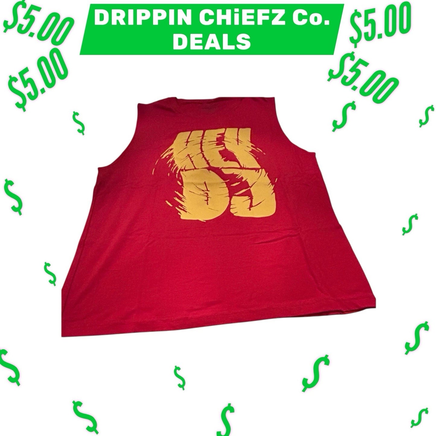 DRIPPIN CHiEFZ $5 DEALS CNCO “HEY DJ” Muscle Tee Men’s Size [Large ] Unisex2