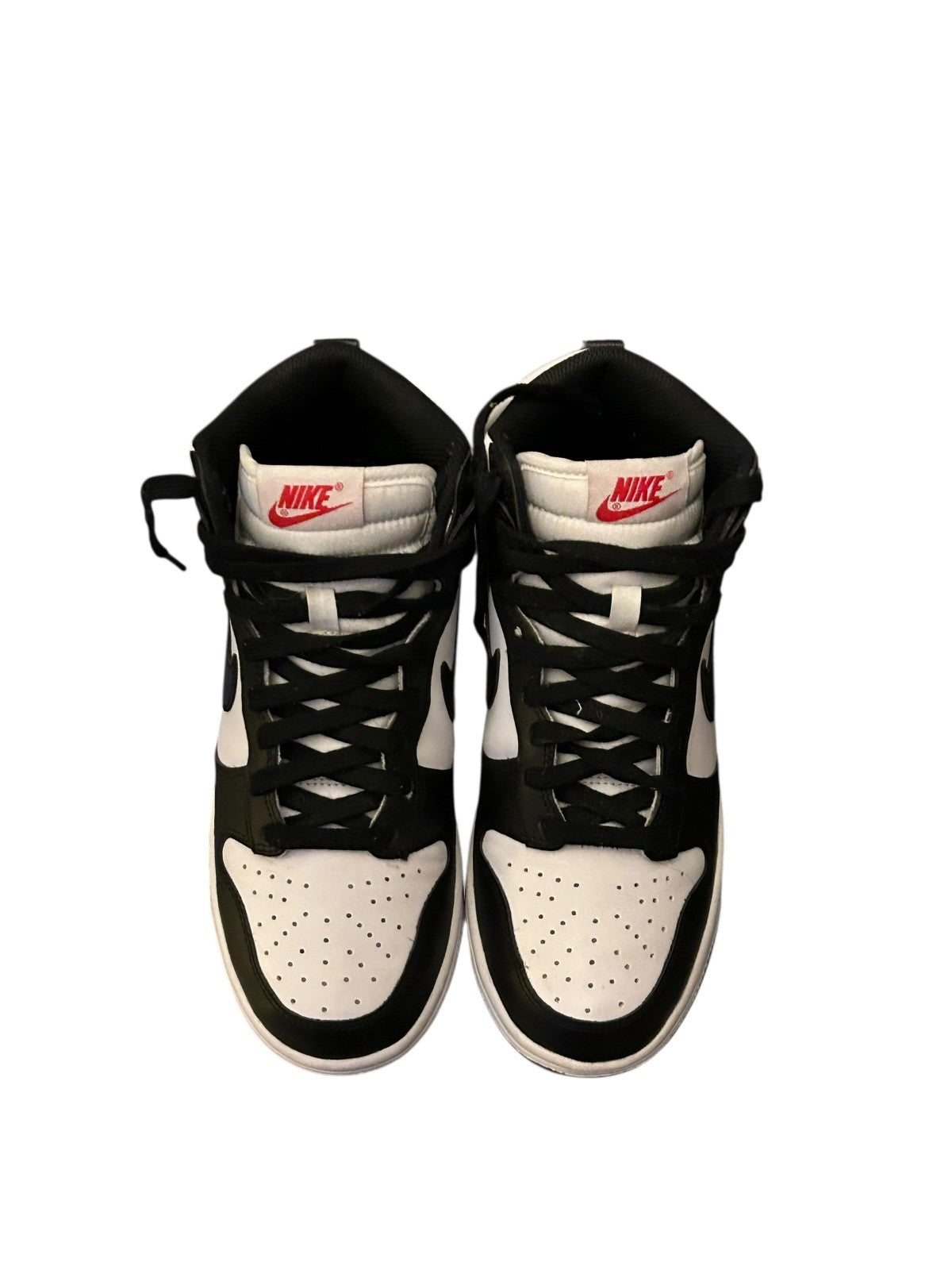 *VNDS* ( Nike Dunk High Panda ) Black & White Size [ 7W]1