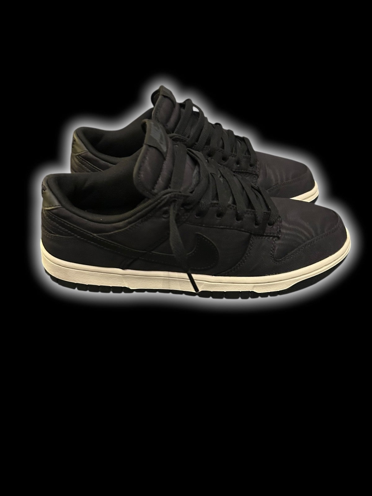 ( VNDS Dunk Low ) Black Canvas Men's Size [ 9 ]7