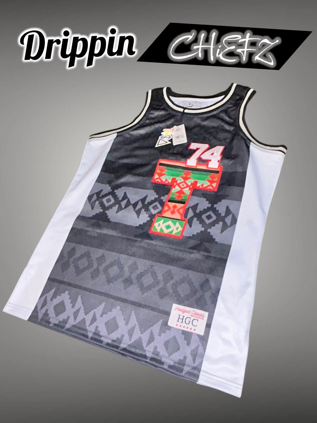 Heasdgear Classics & TISA Vizion Collab  Tribal Basketball Jersey Men's [L]1