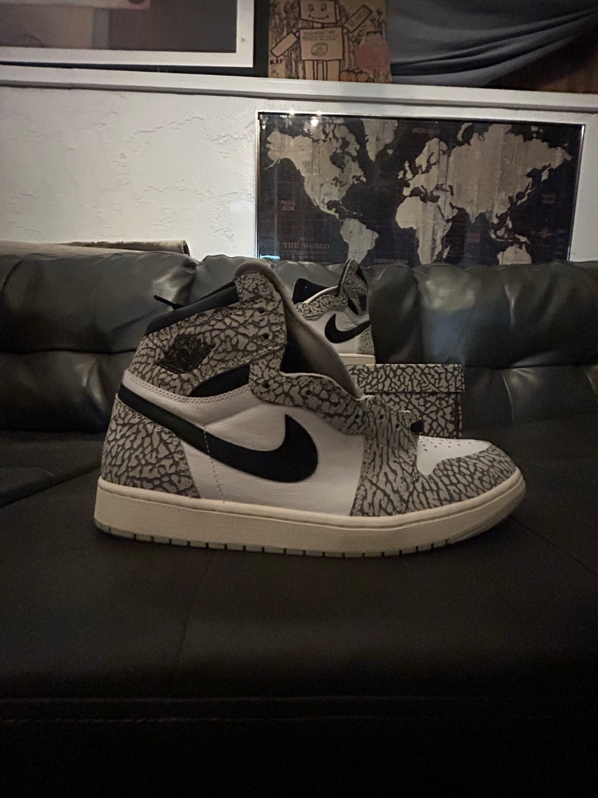 Air Jordan 1 High OG 'White Cement' [Sz.12.5M]2
