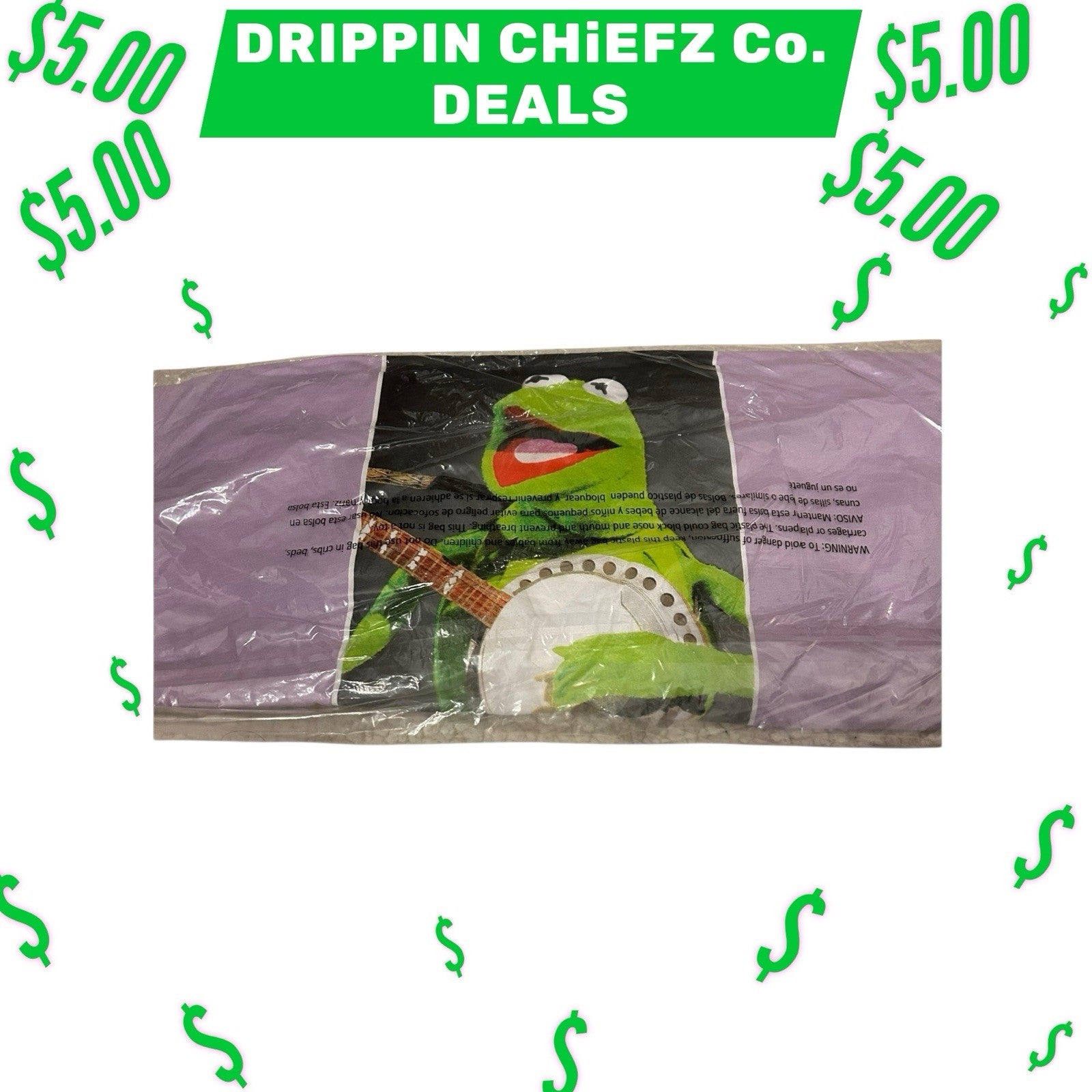 DRIPPIN CHiEFZ $5 DEAL Muppets (DREAMER) Graphic Tee Men’s Size [2XL] Unisex2