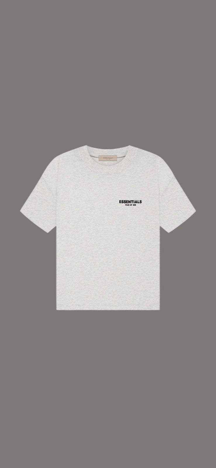  Fear Of God  Light Oatmeal Essentials Tee Men’s [ L ] Oversized Unisex0