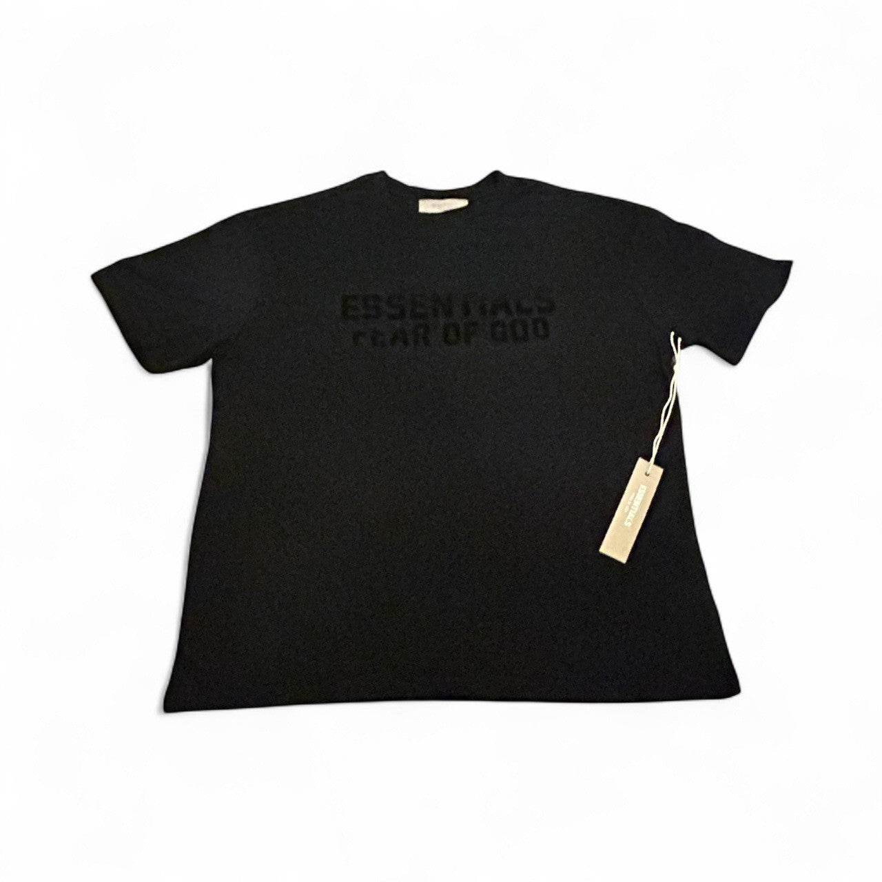  Fear of God Essentials T-Shirt Black Logo NWT Streetwear( Size-M )Unisex0
