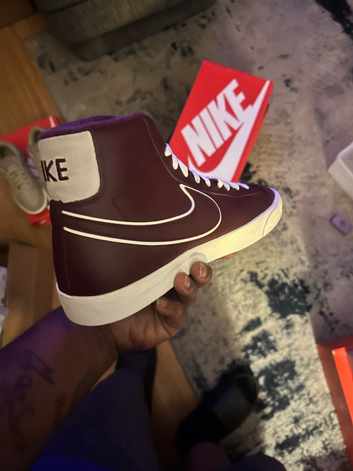 Nike Blazer Mid Premium Vintage '77 'Maroon' [Size   9M] *Excelllent Condition*6