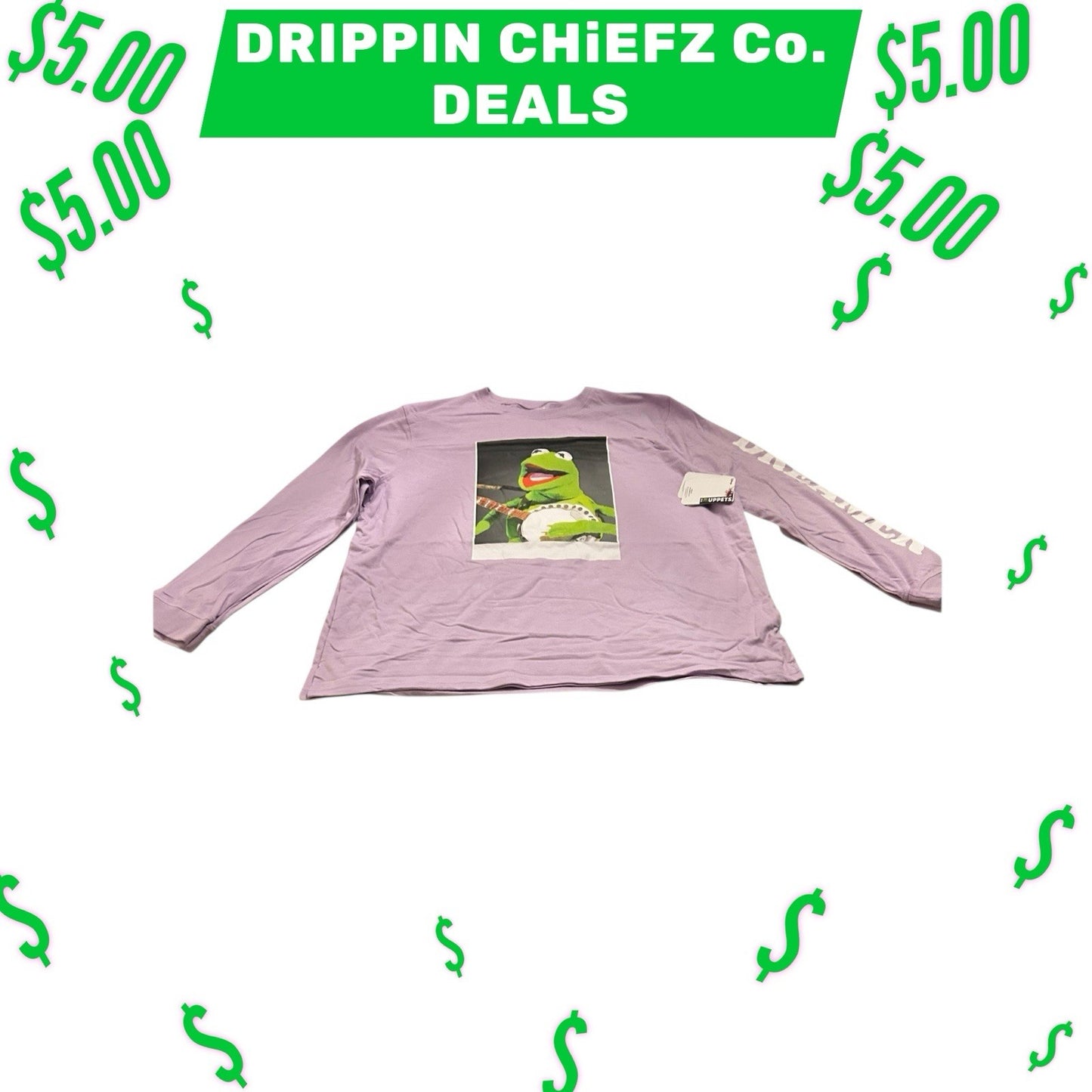 DRIPPIN CHiEFZ $5 DEAL Muppets (DREAMER) Graphic Tee Men’s Size [2XL] Unisex0