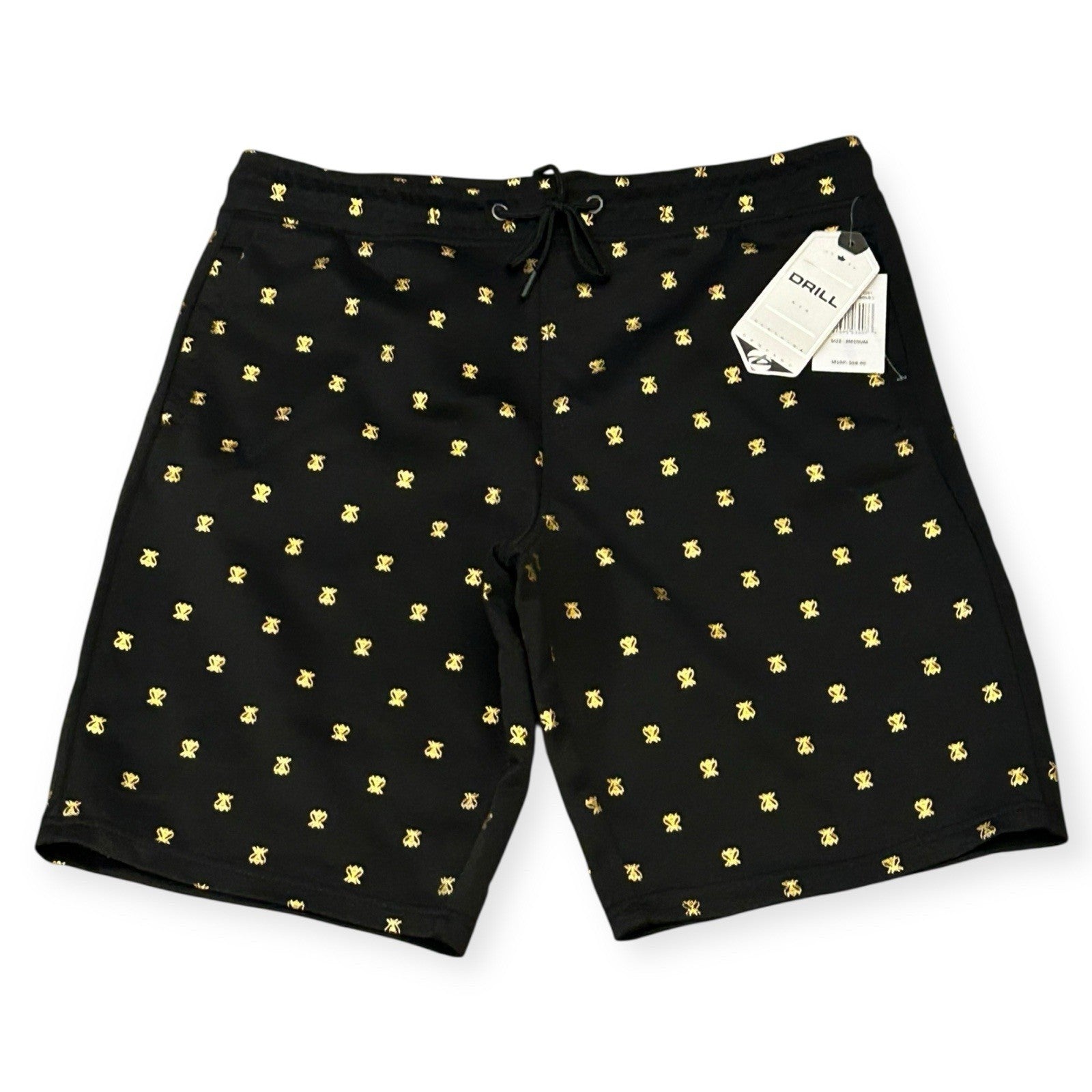  NYC Drill Clothing Co  Black Shorts With Gold Bee Accents Men’s Size [ M ]0