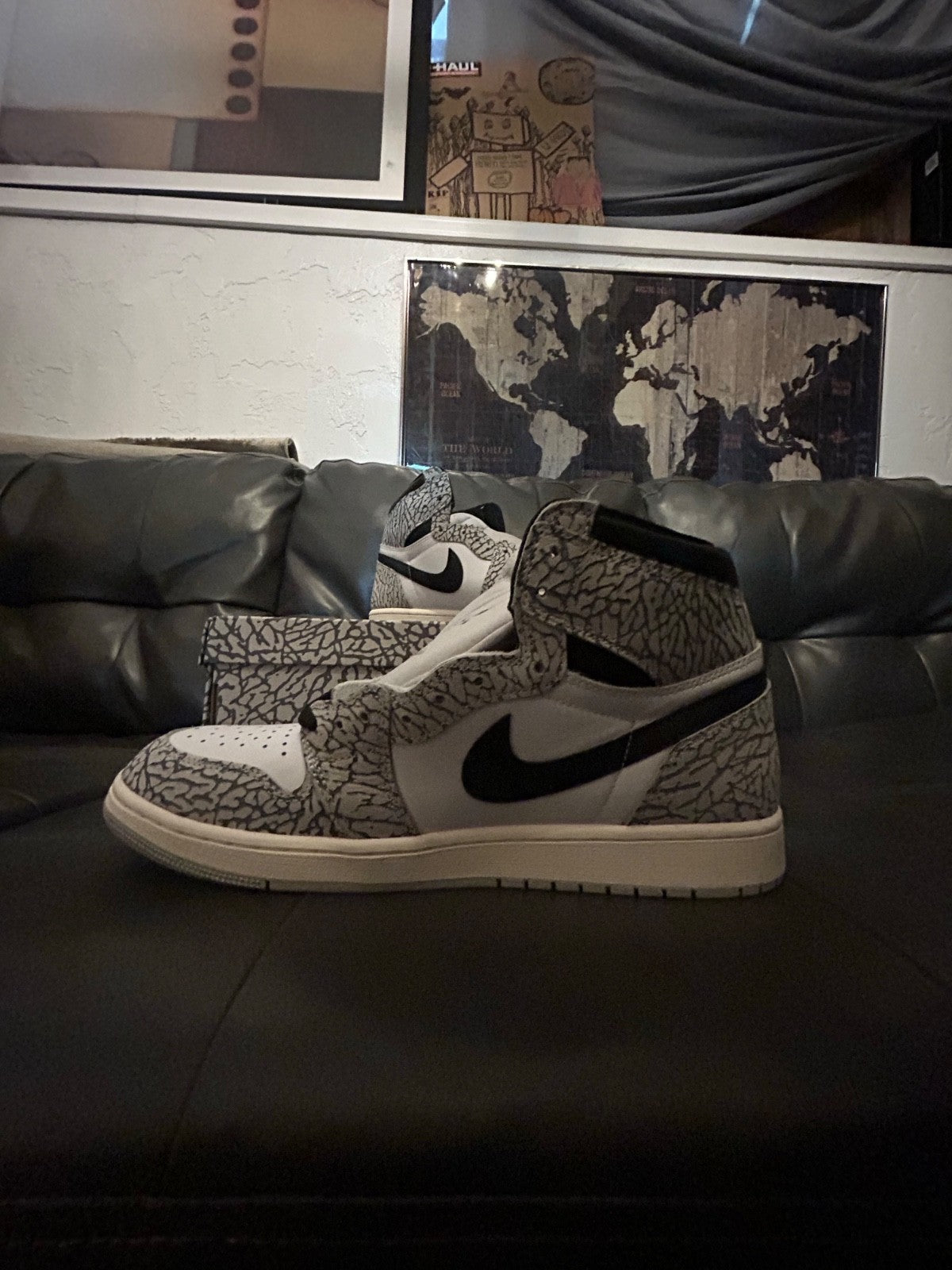 Air Jordan 1 High OG 'White Cement' [Sz.12.5M]3