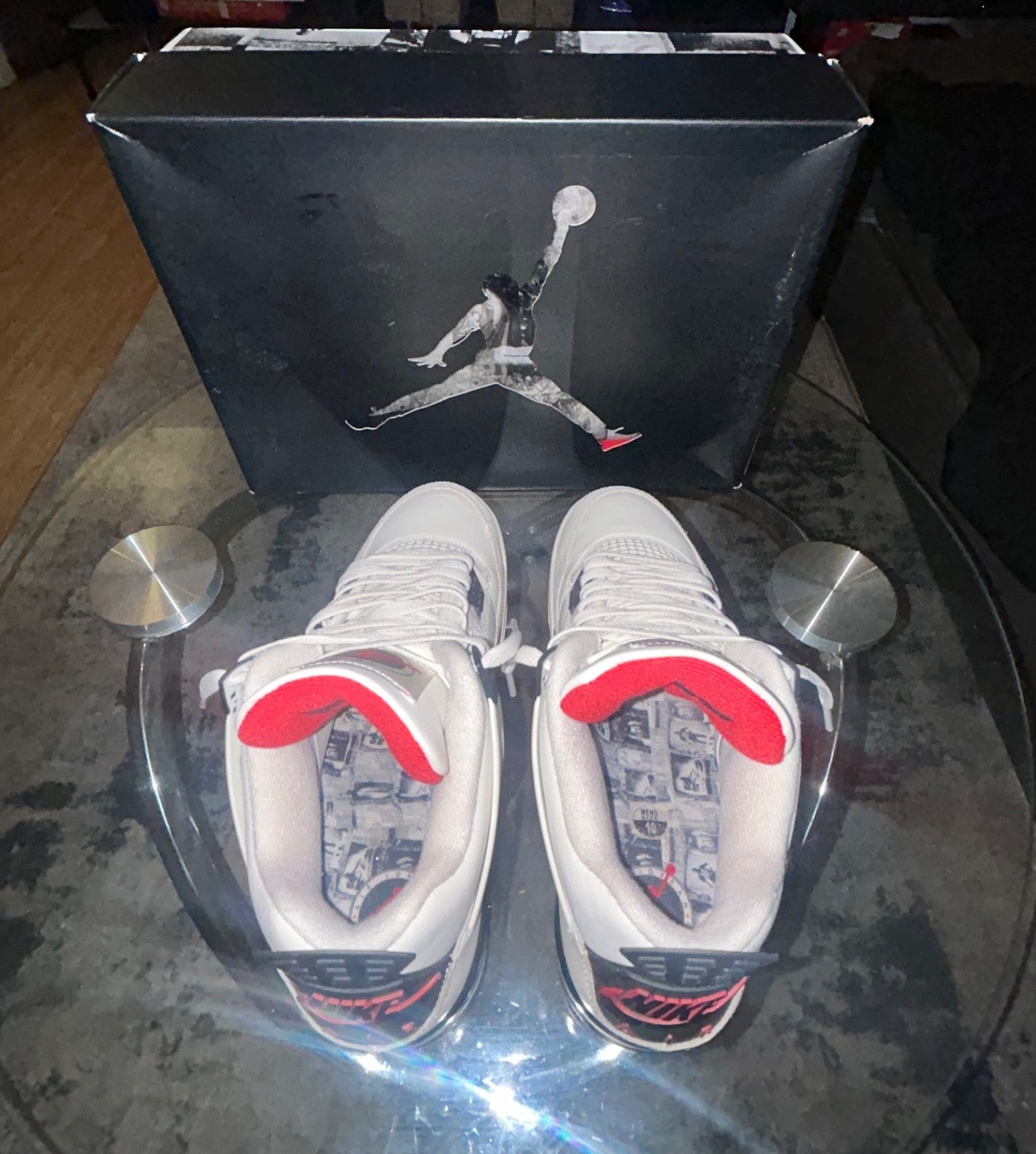 Jordan 4 Retro “Flight Club”  [ VNDS Pre-Owned Excellent Condition ] Size 10M6