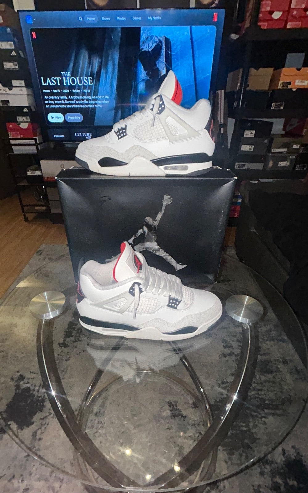 Jordan 4 Retro “Flight Club”  [ VNDS Pre-Owned Excellent Condition ] Size 10M4