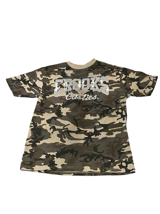  Crooks & Castles  Camo Styled T-Shirt   Men’s Size [ Medium ]0